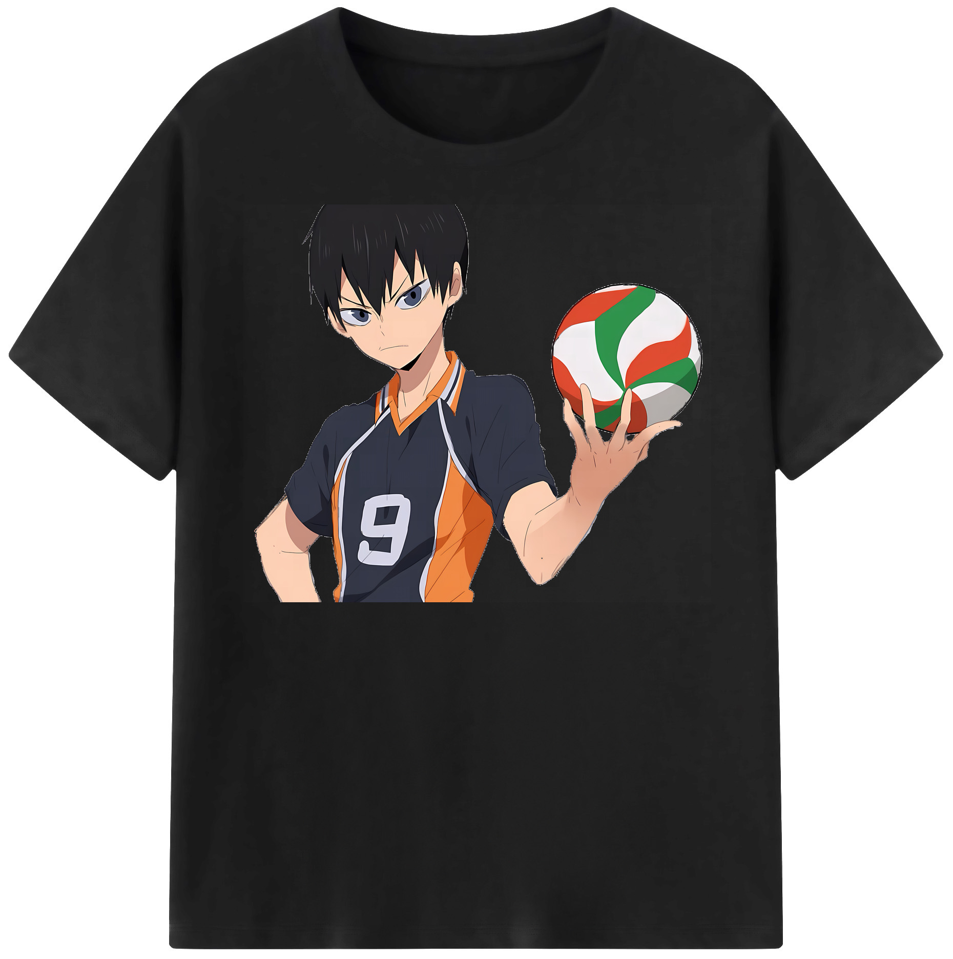 （画像用） ハイキュー!! Haikyu!! 綿100％半袖Tシャツ（フロントプリント）