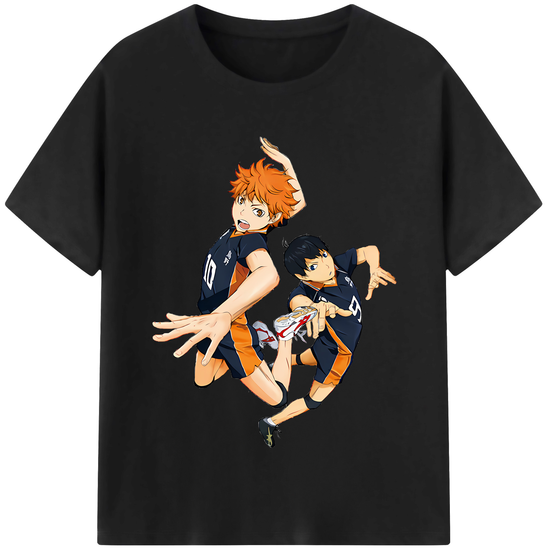 （画像用） ハイキュー!! Haikyu!! 綿100％半袖Tシャツ（フロントプリント）