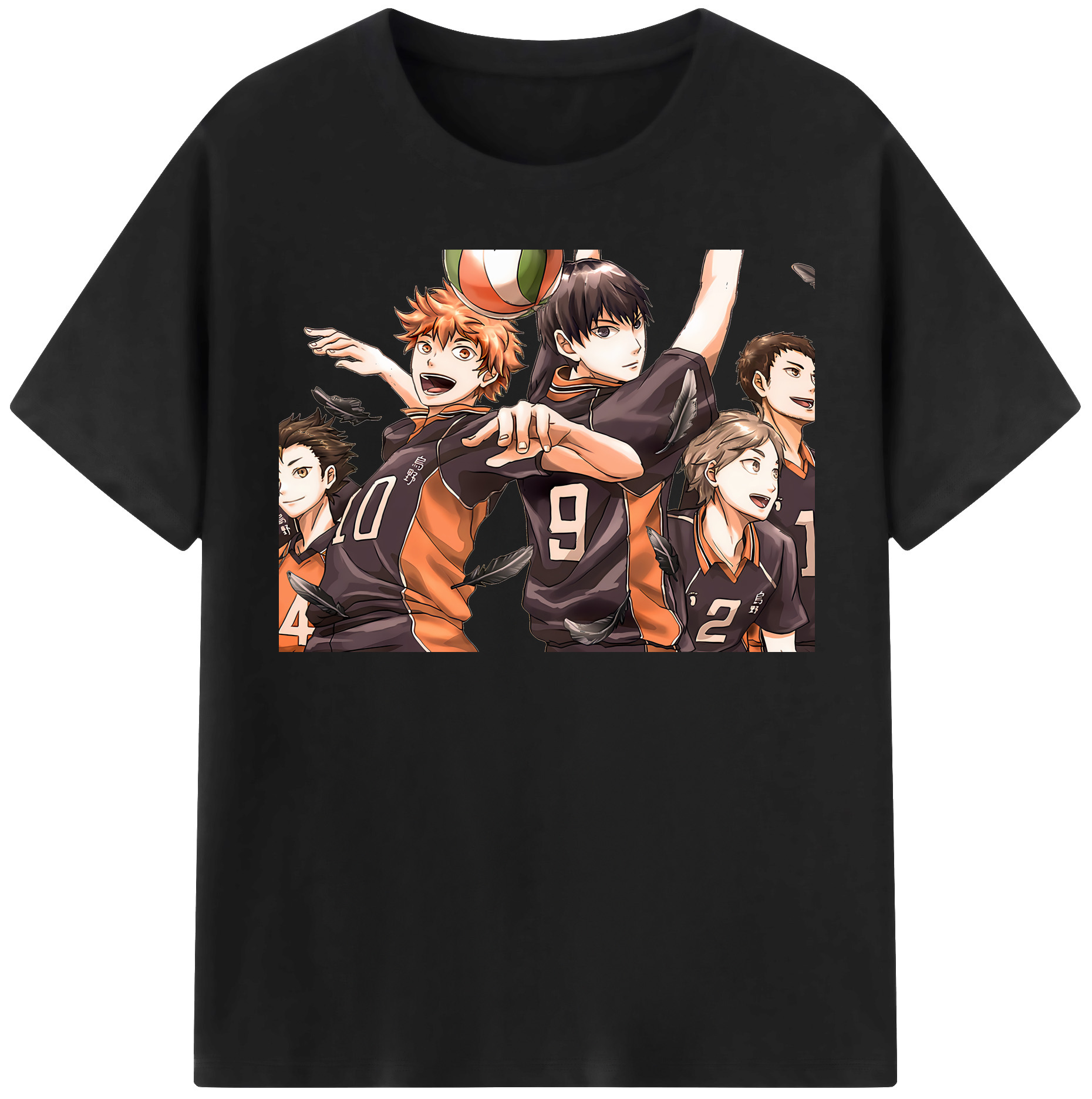 （画像用） ハイキュー!! Haikyu!! 綿100％半袖Tシャツ（フロントプリント）