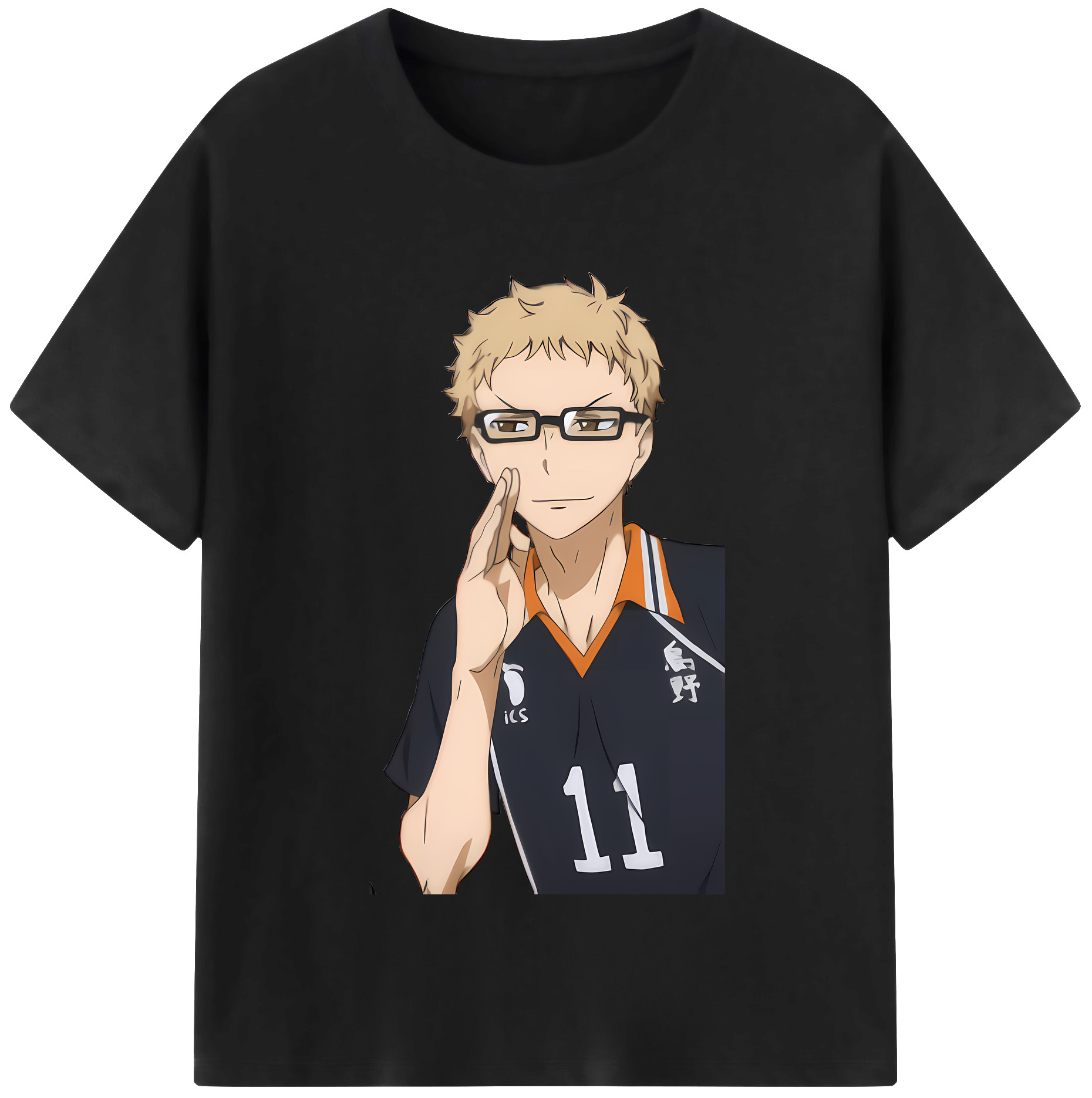 （画像用） ハイキュー!! Haikyu!! 綿100％半袖Tシャツ（フロントプリント）