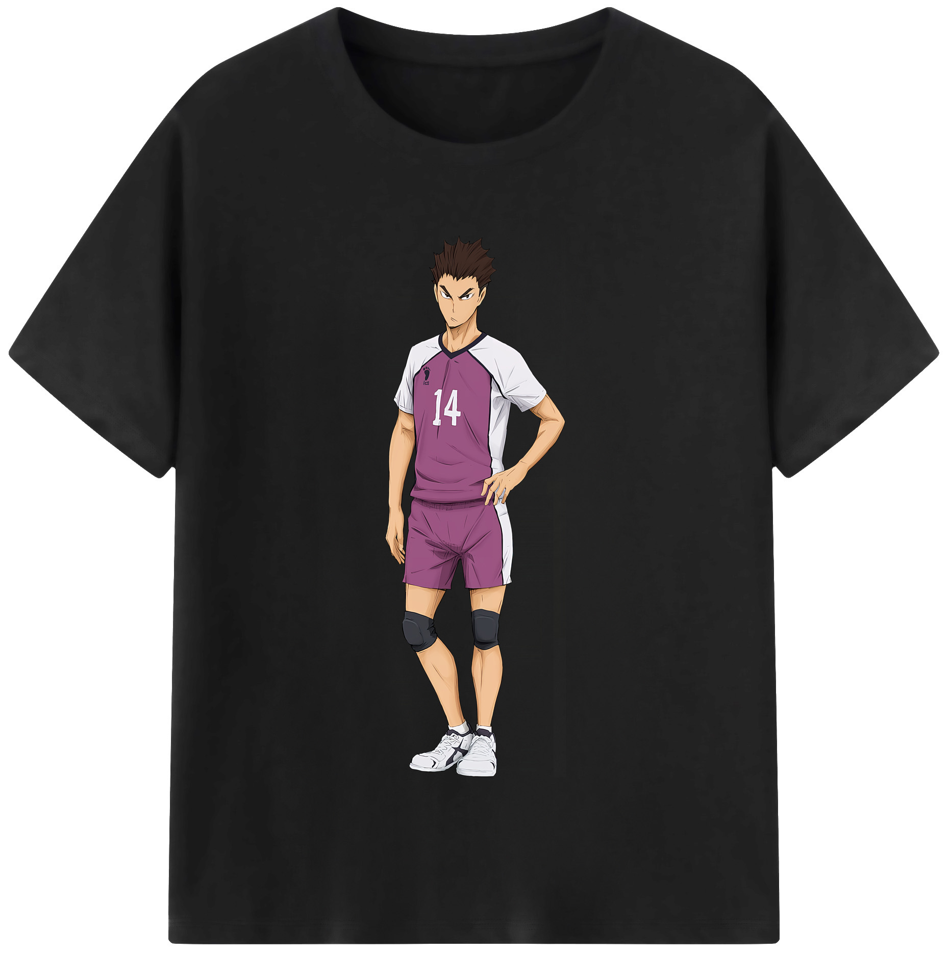 （画像用） ハイキュー!! Haikyu!! 綿100％半袖Tシャツ（フロントプリント）