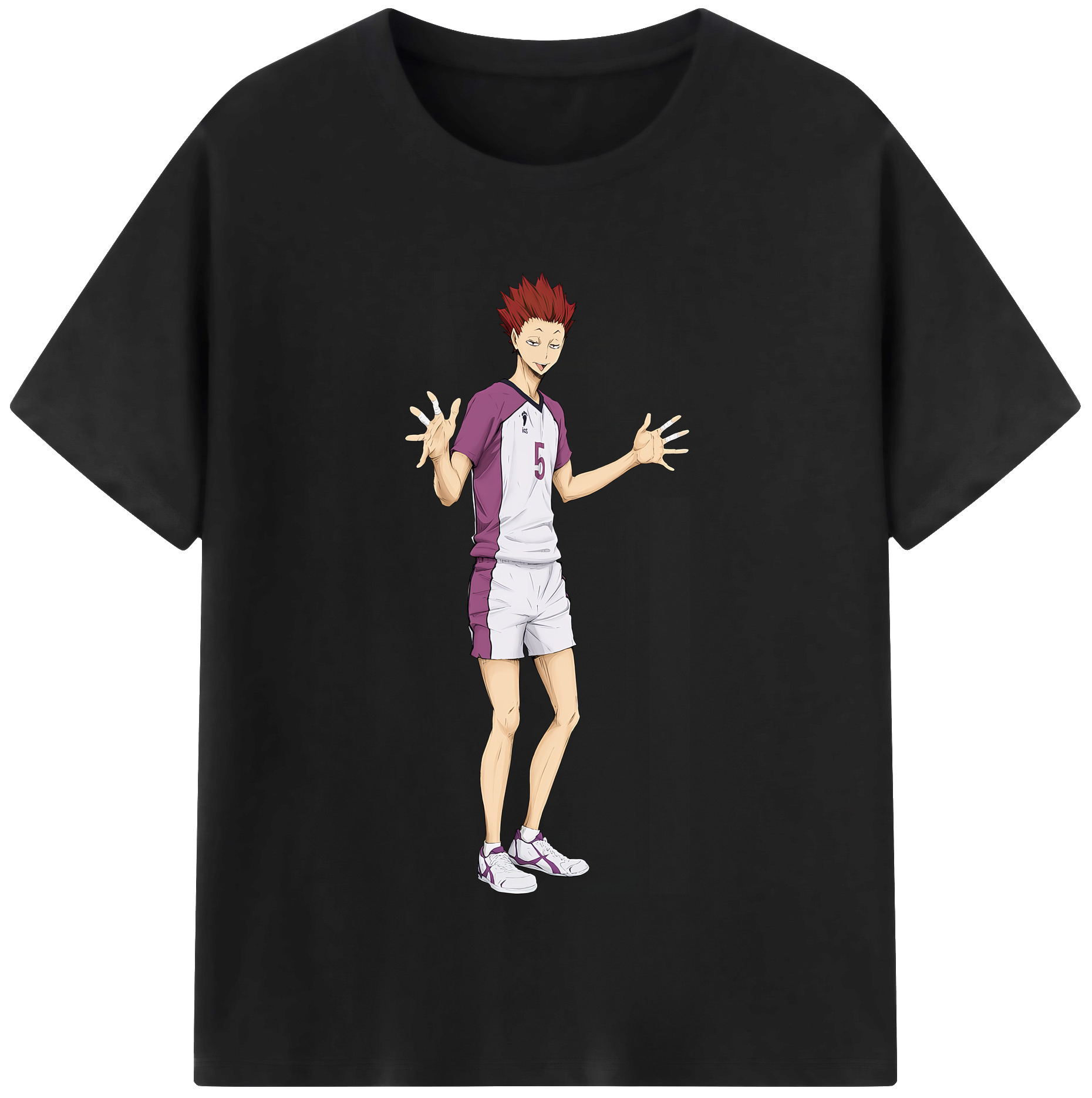 （画像用） ハイキュー!! Haikyu!! 綿100％半袖Tシャツ（フロントプリント）