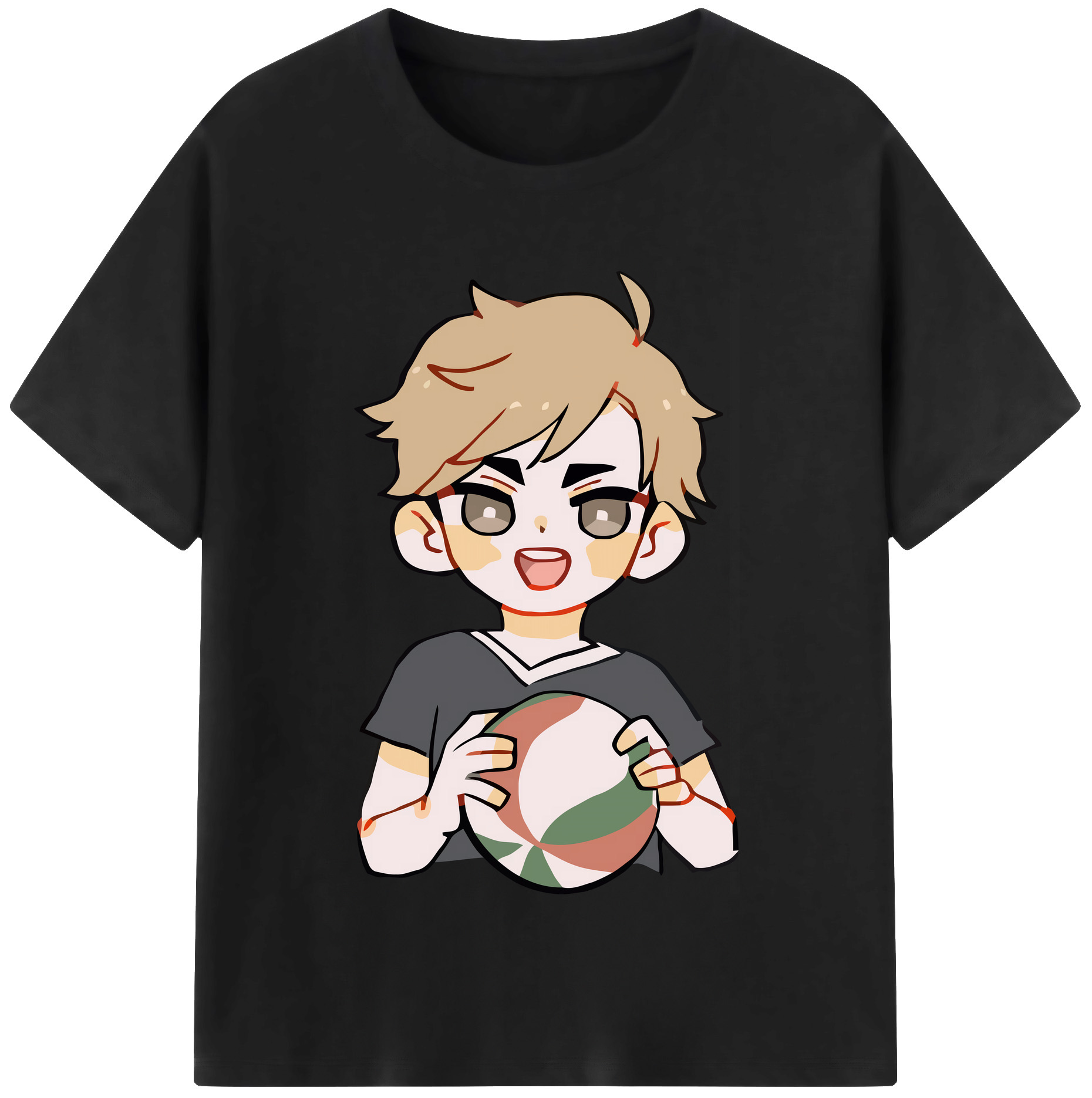 （画像用） ハイキュー!! Haikyu!! 綿100％半袖Tシャツ（フロントプリント）