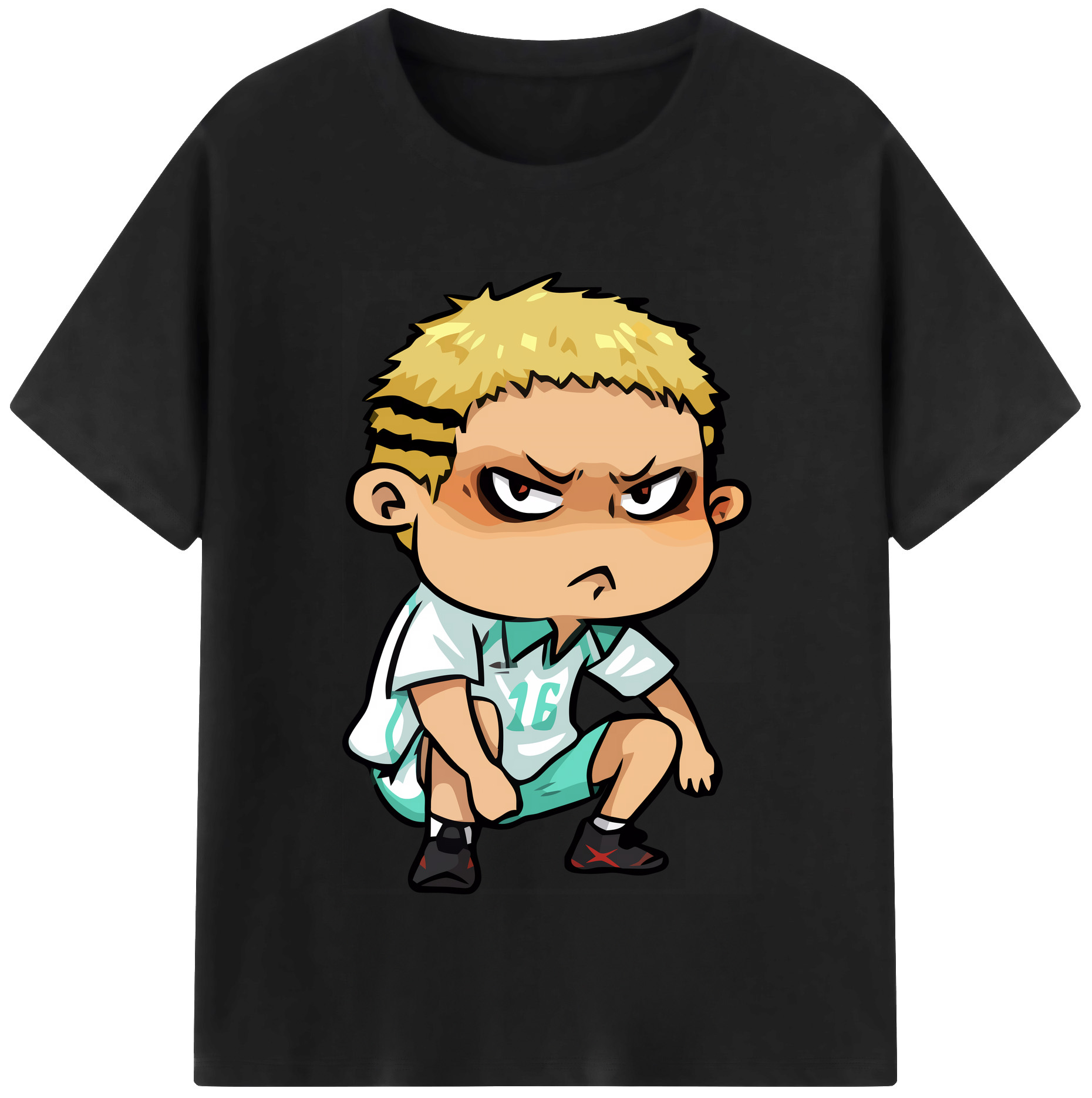 （画像用） ハイキュー!! Haikyu!! 綿100％半袖Tシャツ（フロントプリント）