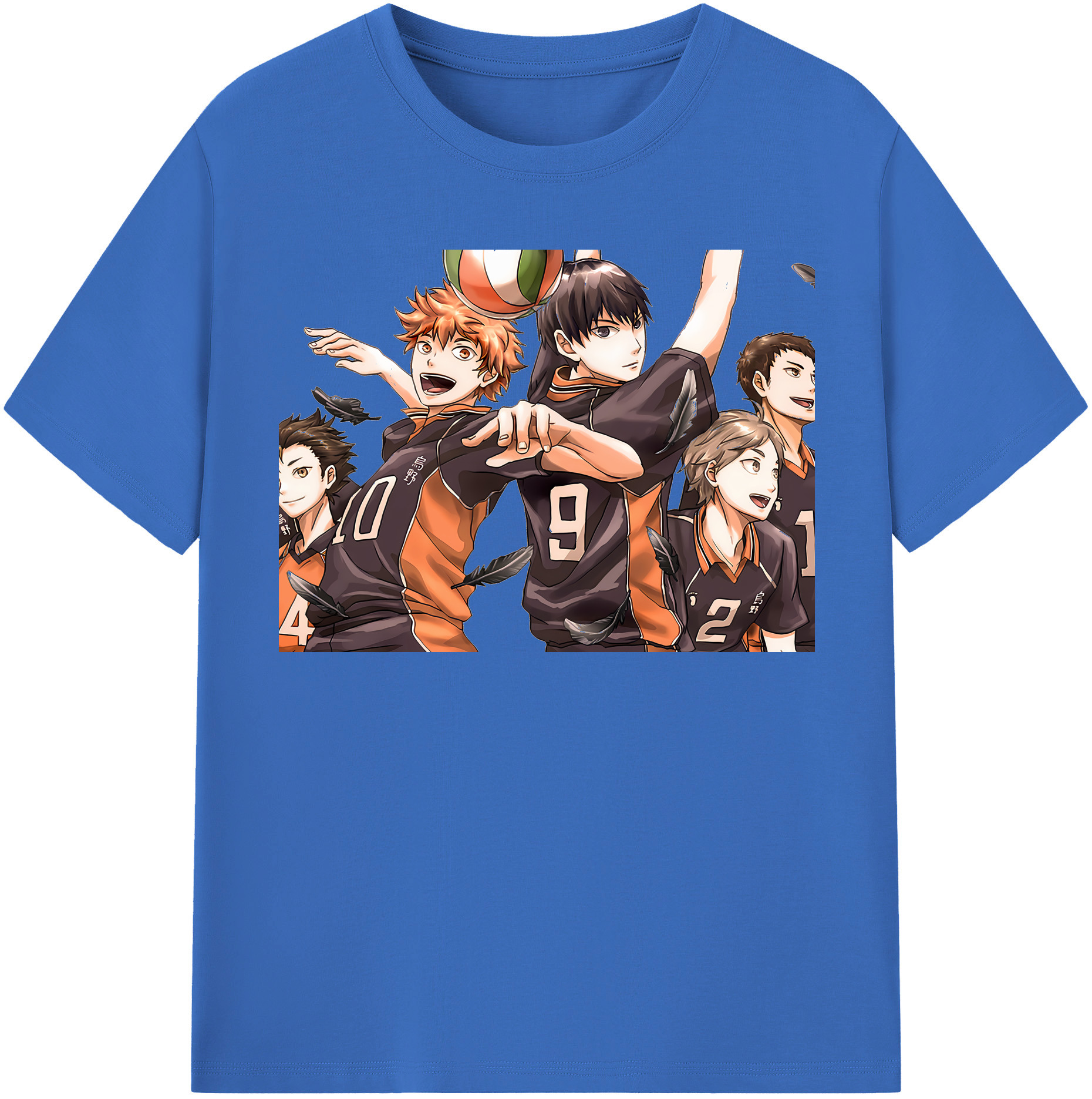 （画像用） ハイキュー!! Haikyu!! 綿100％半袖Tシャツ（フロントプリント）