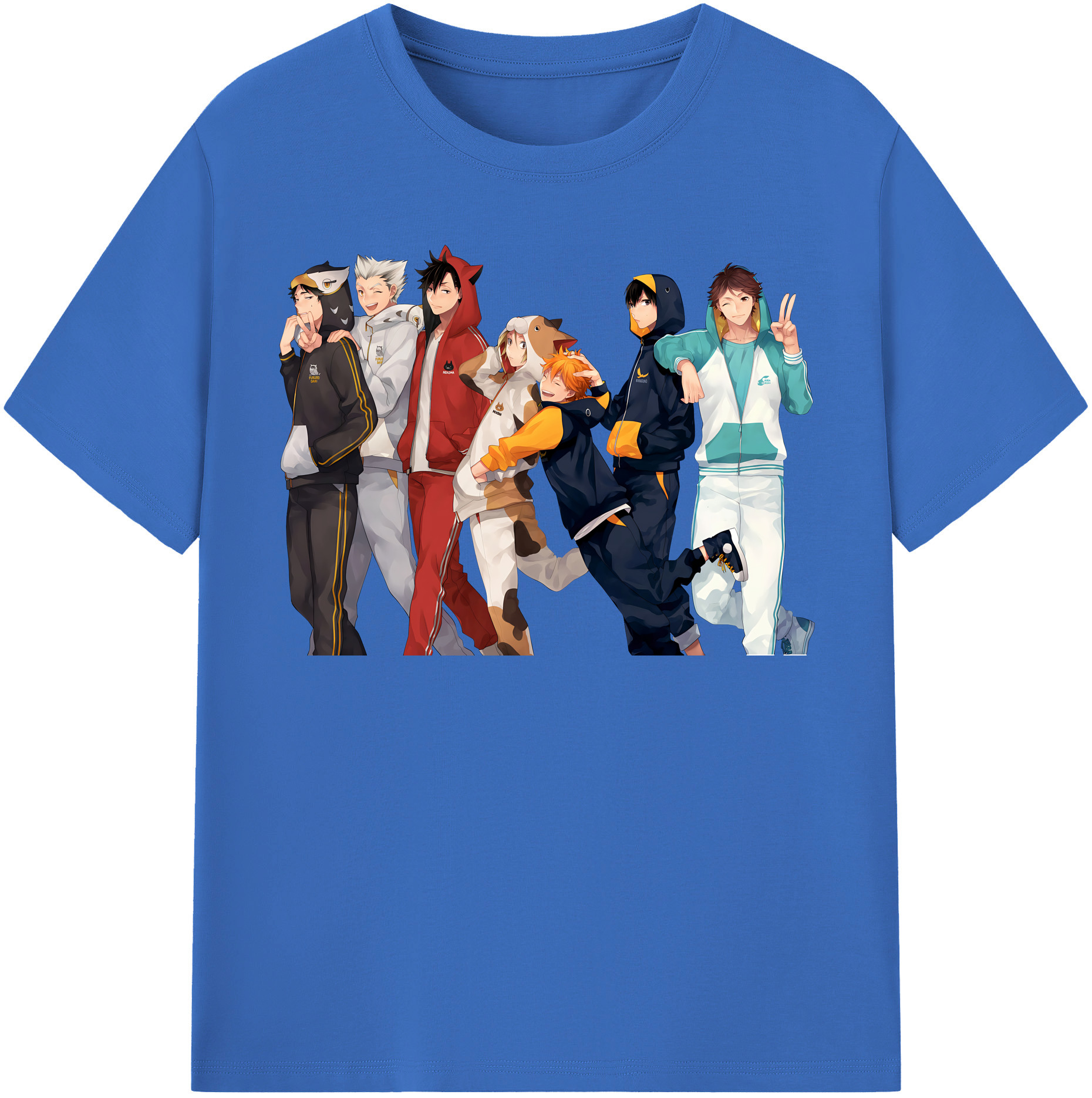 （画像用） ハイキュー!! Haikyu!! 綿100％半袖Tシャツ（フロントプリント）