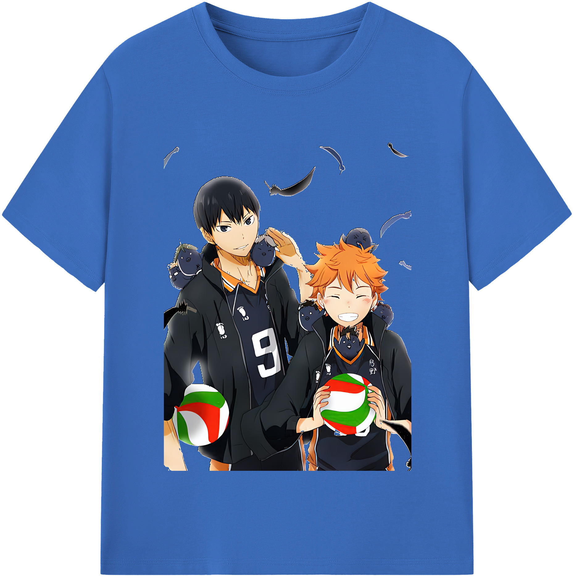 （画像用） ハイキュー!! Haikyu!! 綿100％半袖Tシャツ（フロントプリント）