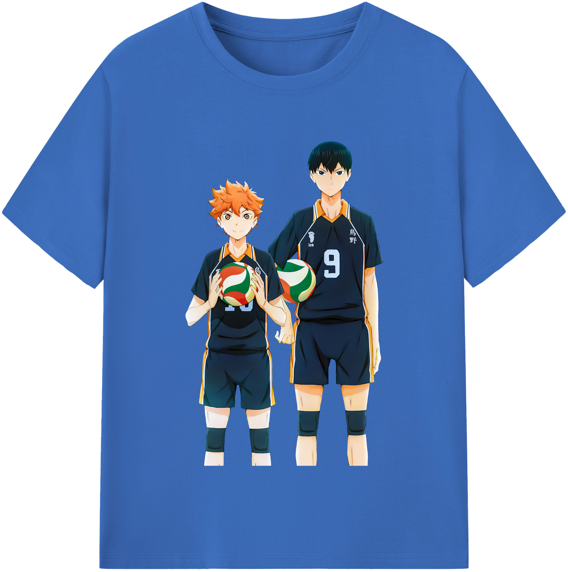 （画像用） ハイキュー!! Haikyu!! 綿100％半袖Tシャツ（フロントプリント）