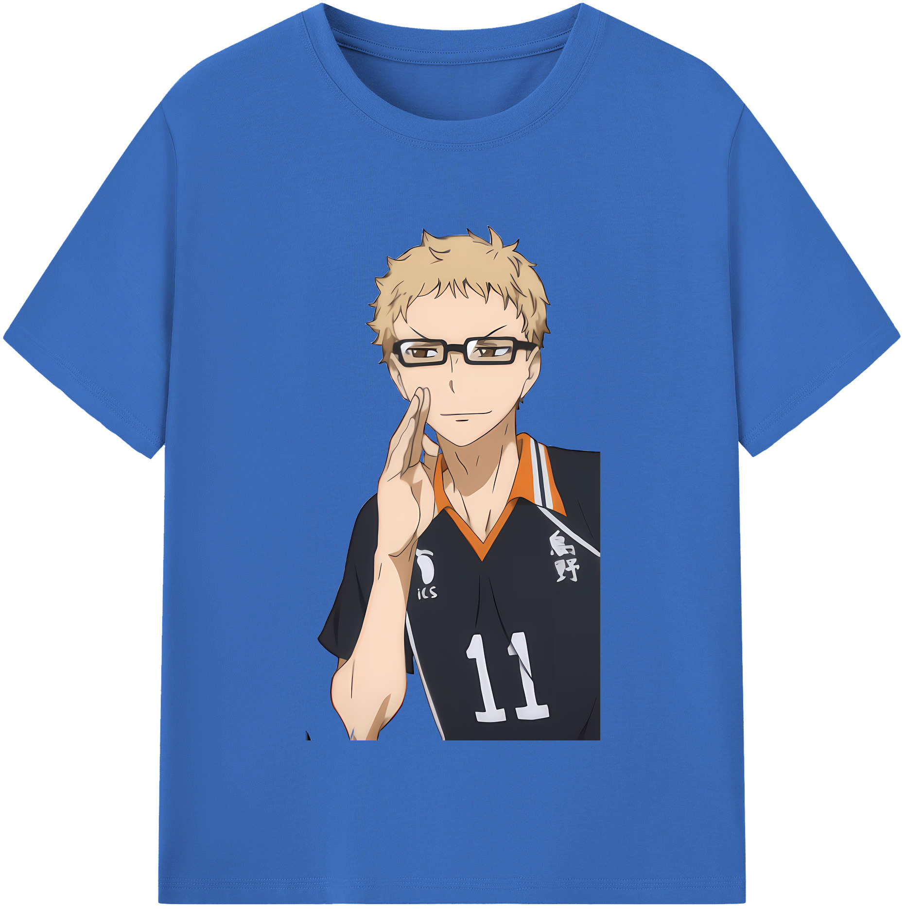 （画像用） ハイキュー!! Haikyu!! 綿100％半袖Tシャツ（フロントプリント）