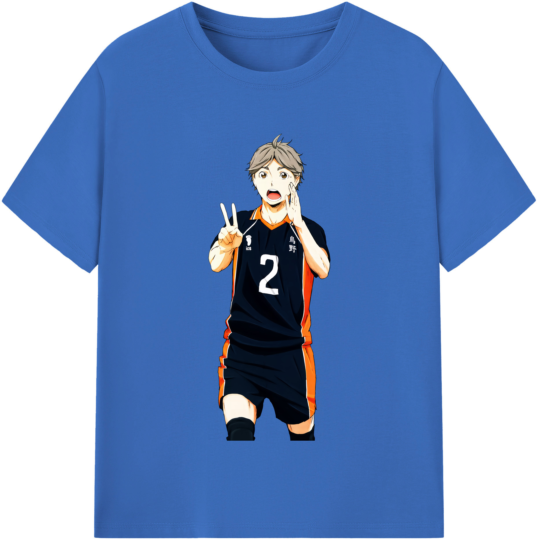 （画像用） ハイキュー!! Haikyu!! 綿100％半袖Tシャツ（フロントプリント）