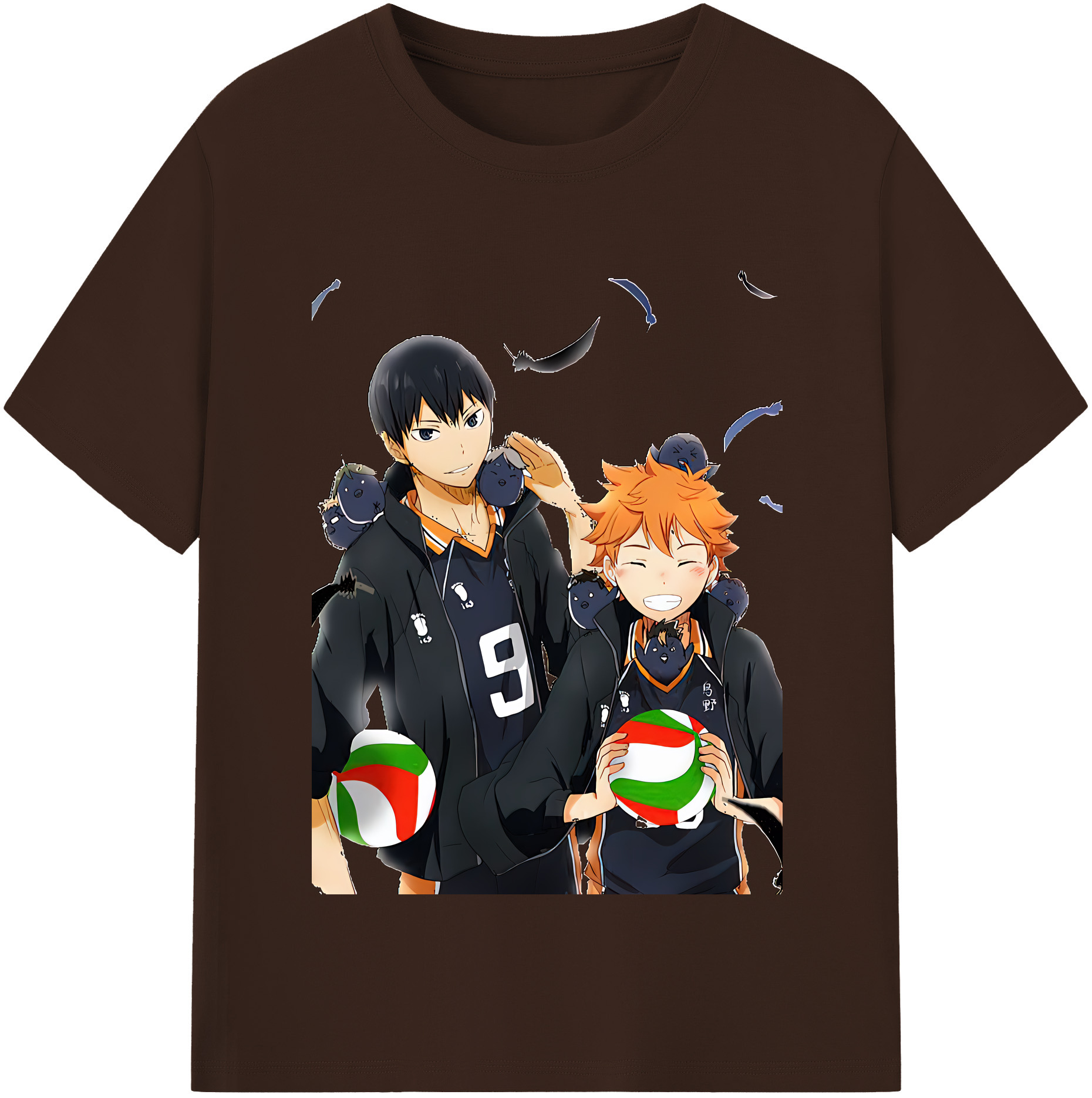 （画像用） ハイキュー!! Haikyu!! 綿100％半袖Tシャツ（フロントプリント）