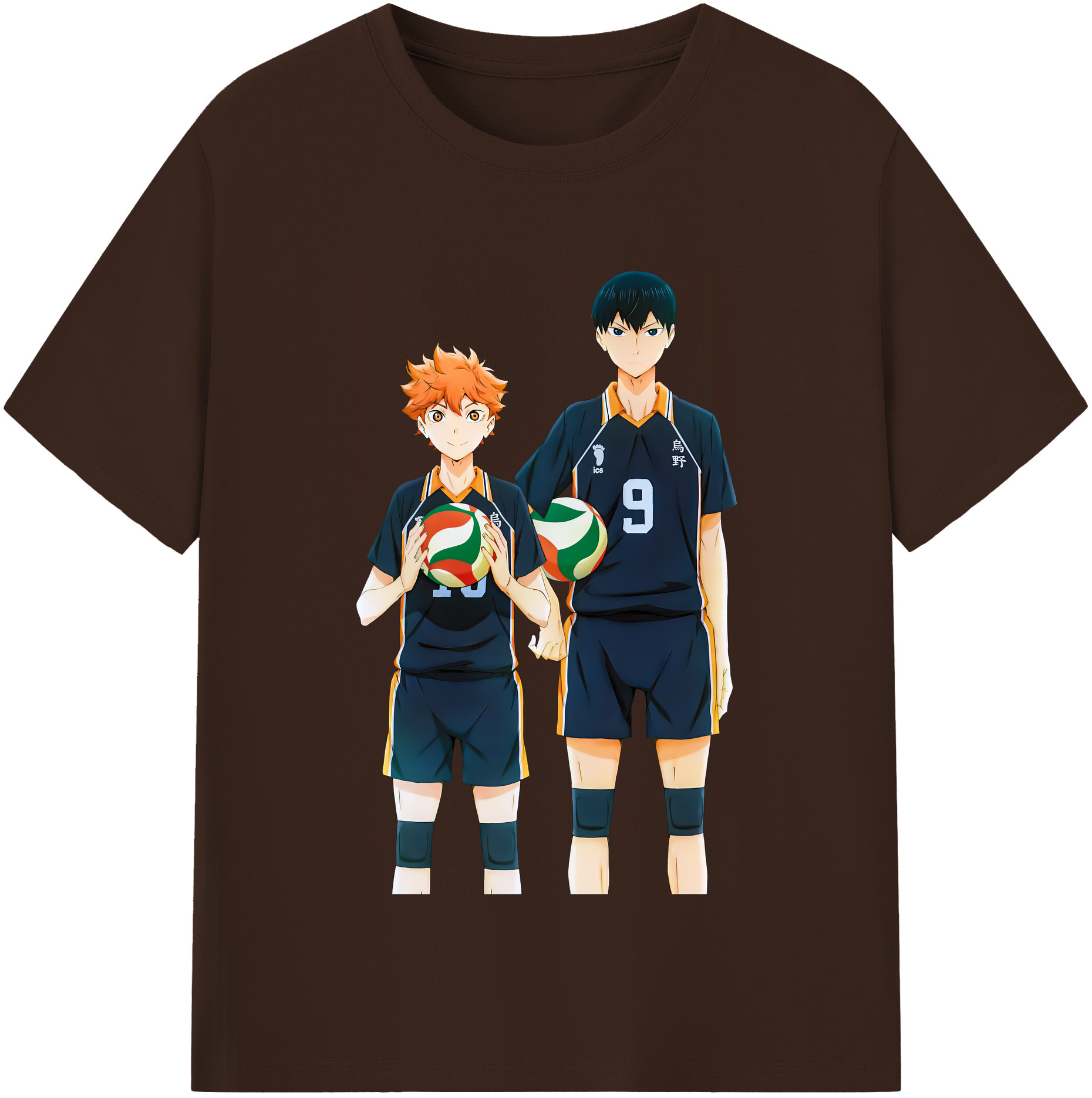 （画像用） ハイキュー!! Haikyu!! 綿100％半袖Tシャツ（フロントプリント）