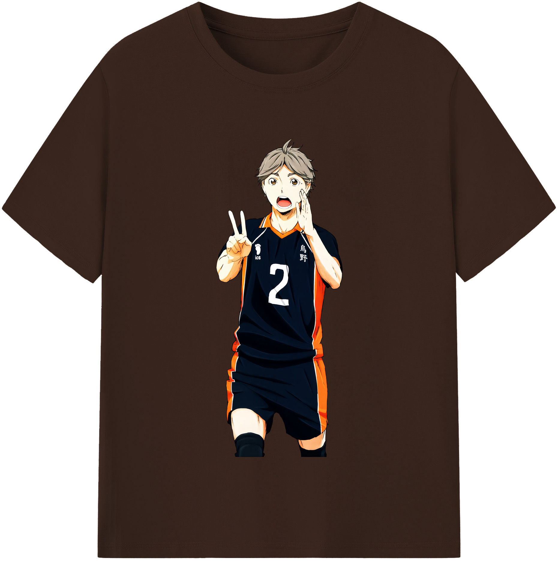 （画像用） ハイキュー!! Haikyu!! 綿100％半袖Tシャツ（フロントプリント）
