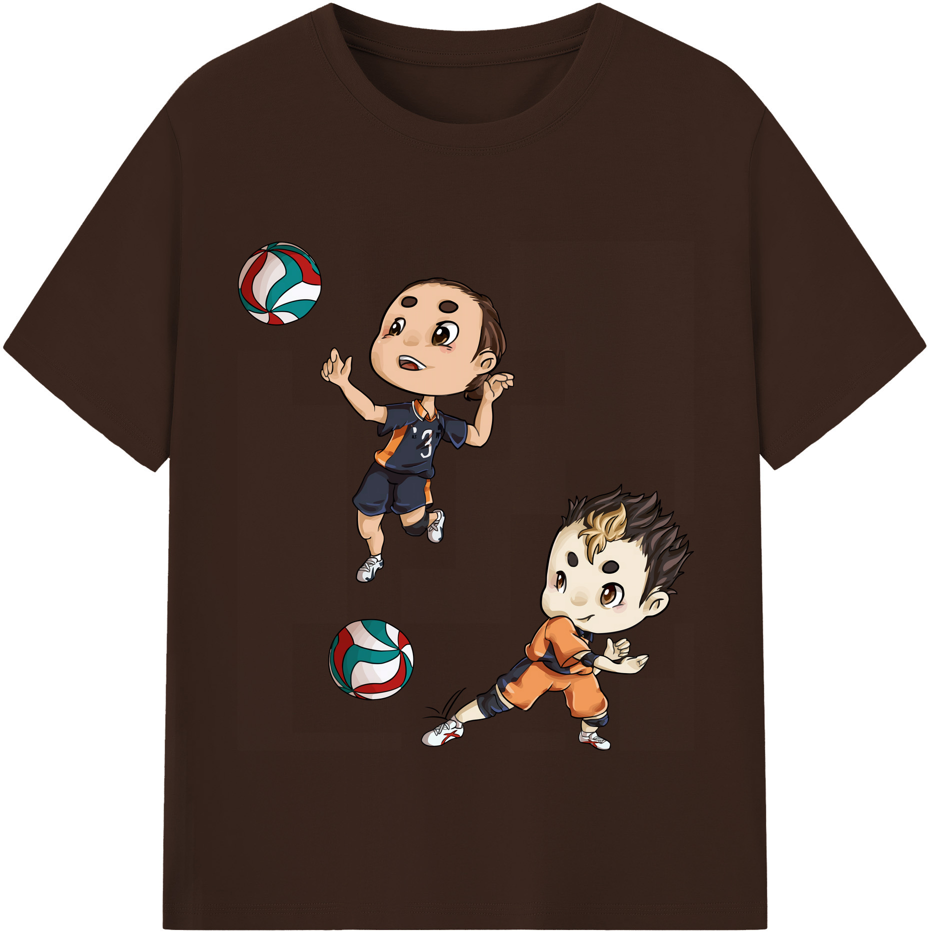 （画像用） ハイキュー!! Haikyu!! 綿100％半袖Tシャツ（フロントプリント）