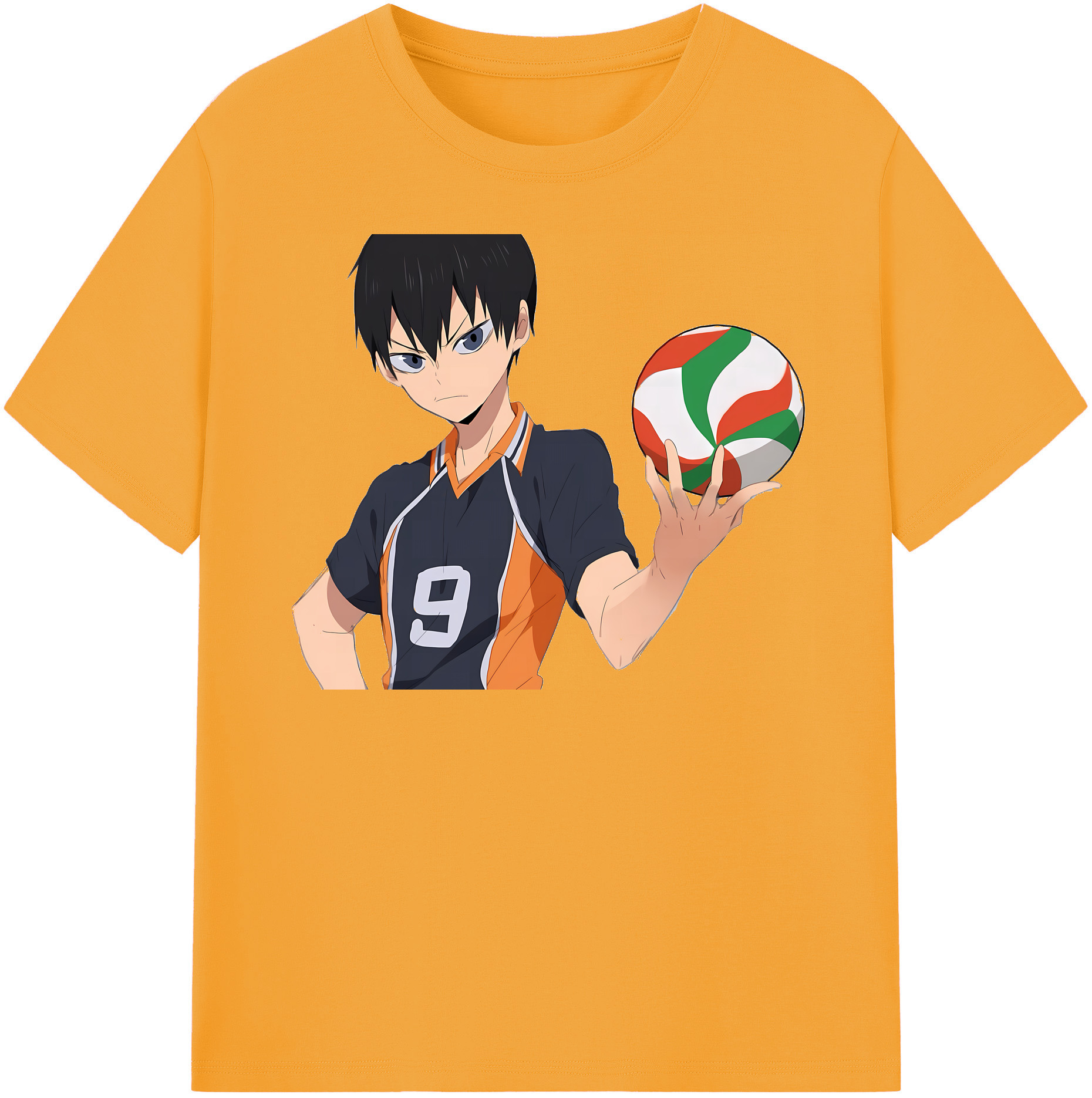 （画像用） ハイキュー!! Haikyu!! 綿100％半袖Tシャツ（フロントプリント）