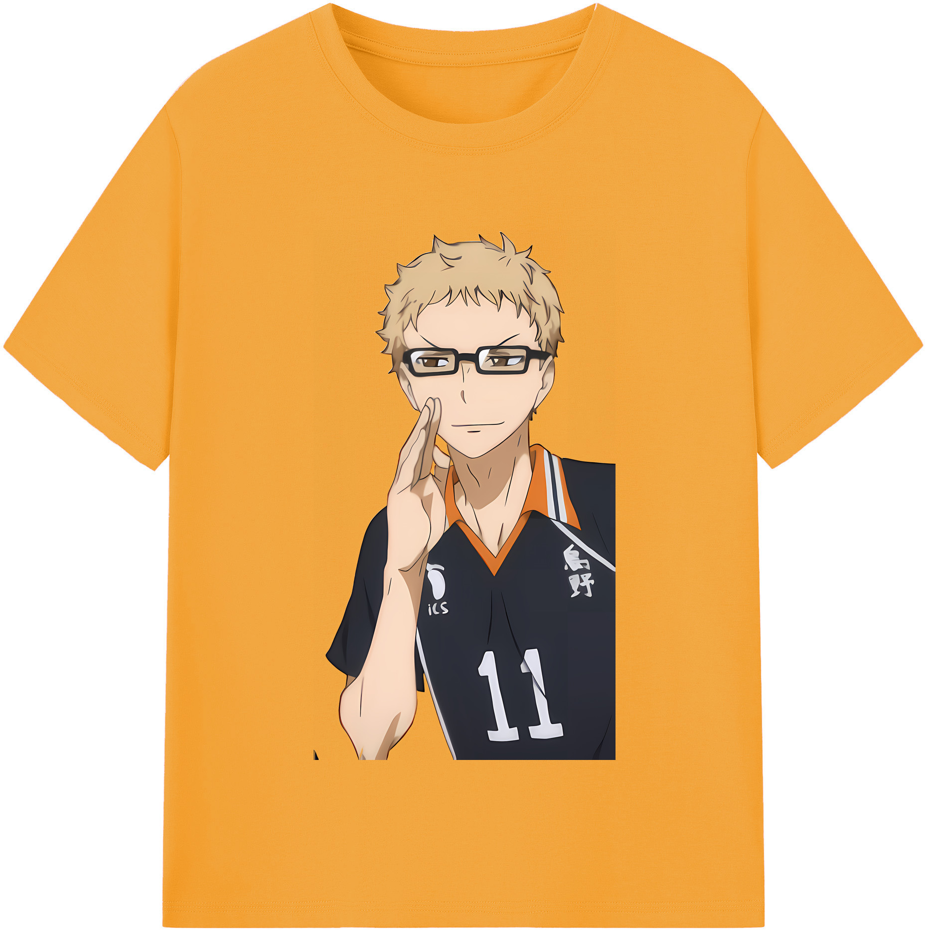 （画像用） ハイキュー!! Haikyu!! 綿100％半袖Tシャツ（フロントプリント）