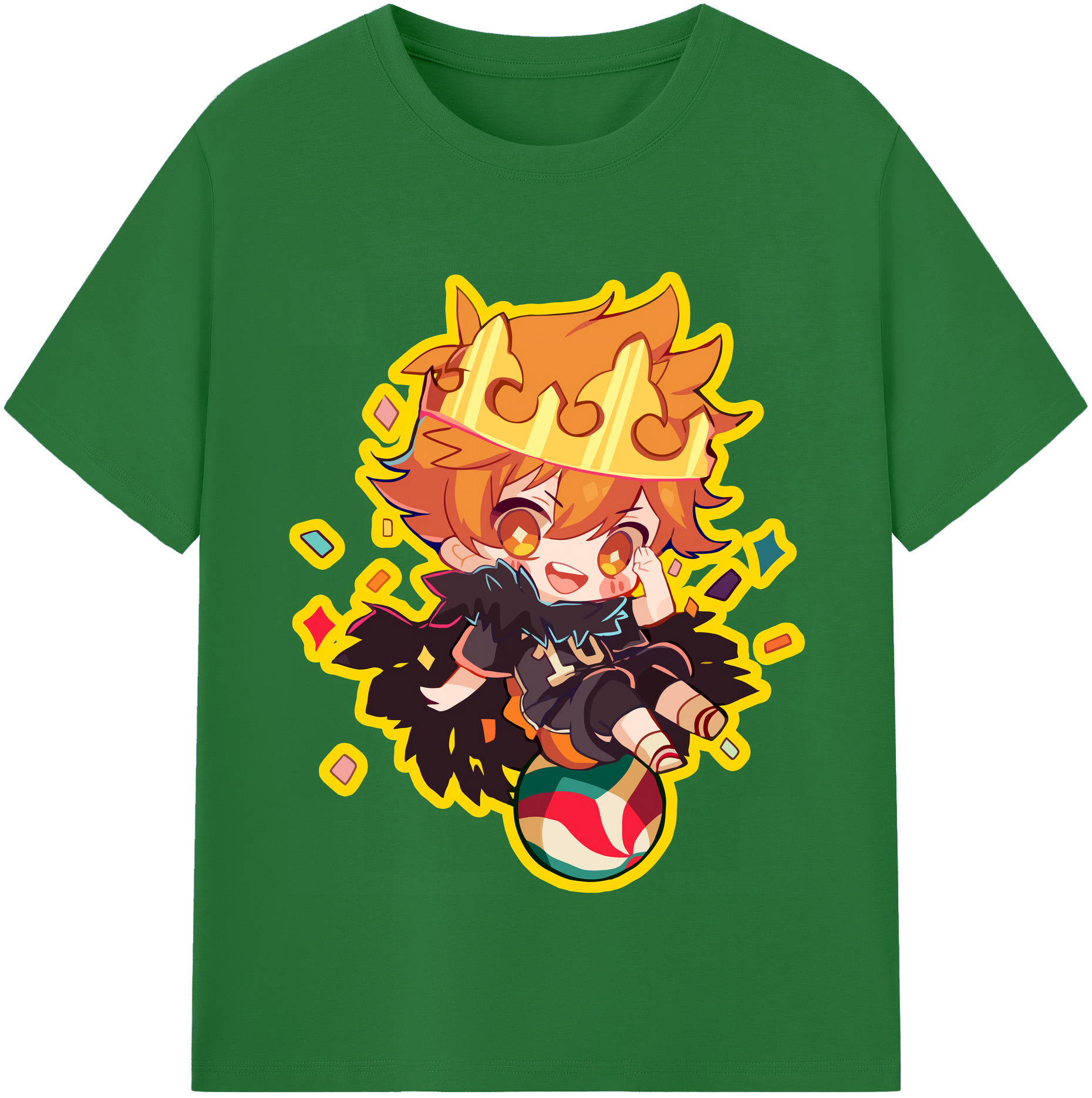 （画像用） ハイキュー!! Haikyu!! 綿100％半袖Tシャツ（フロントプリント）