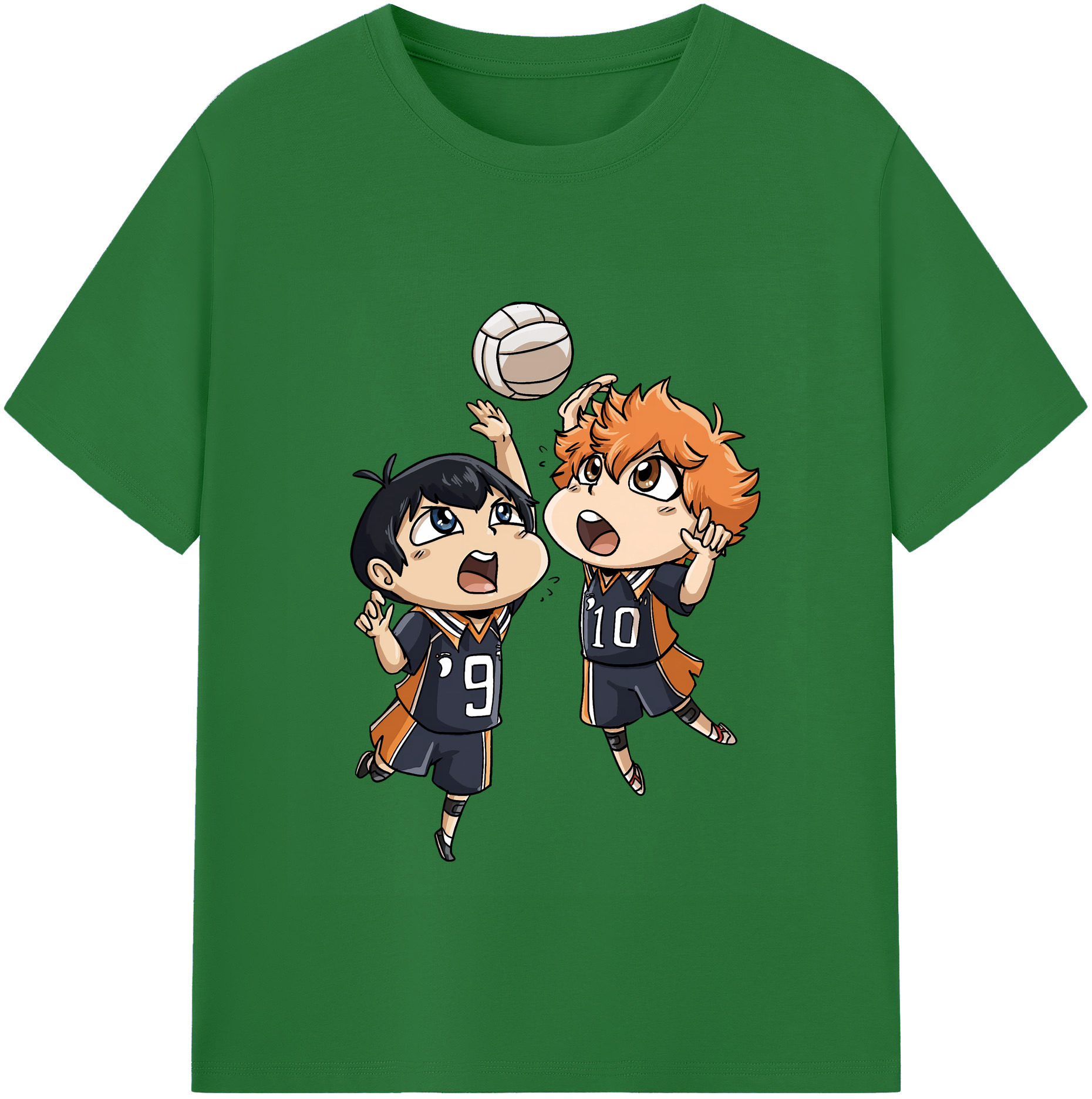 （画像用） ハイキュー!! Haikyu!! 綿100％半袖Tシャツ（フロントプリント）