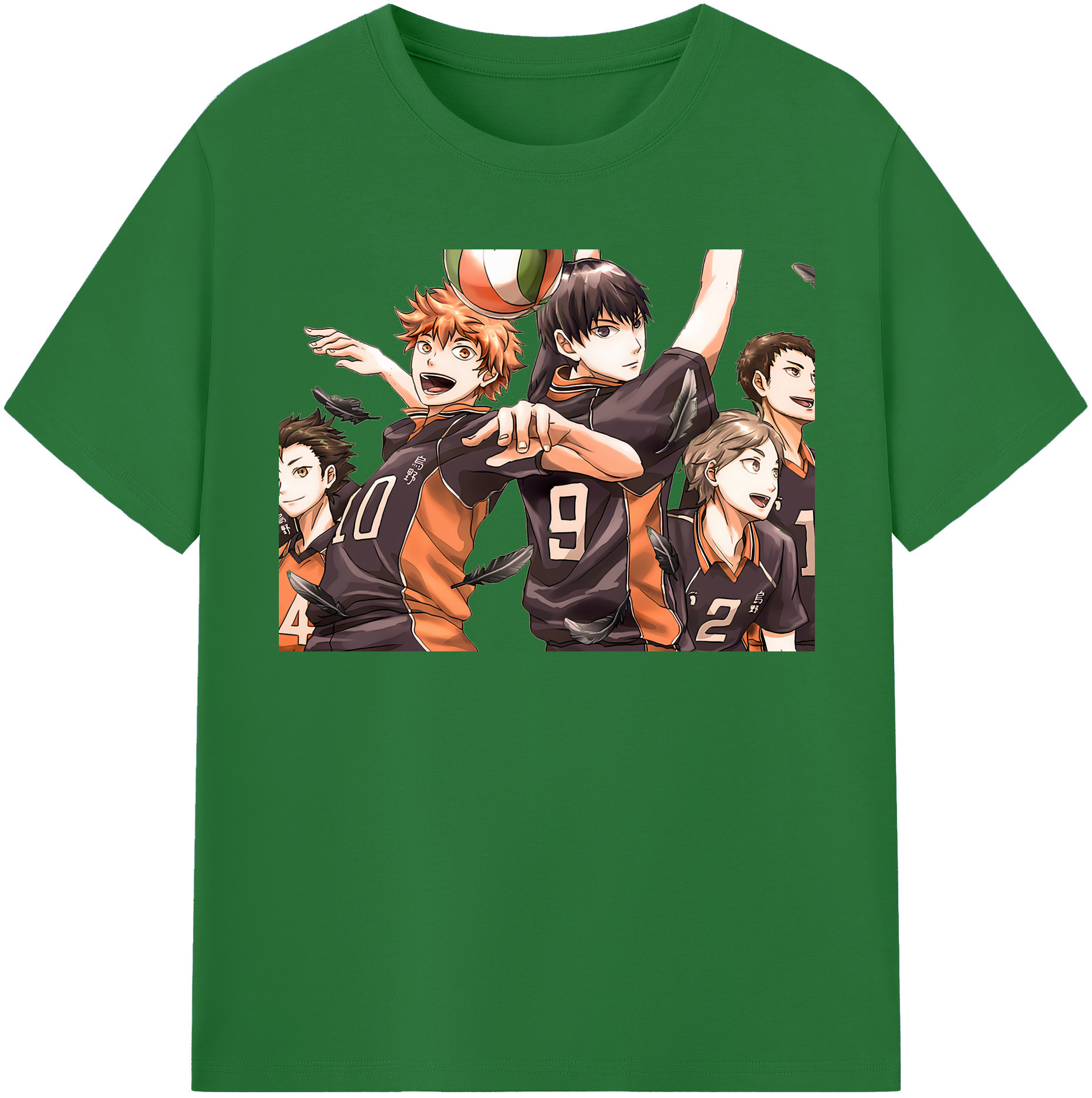 （画像用） ハイキュー!! Haikyu!! 綿100％半袖Tシャツ（フロントプリント）