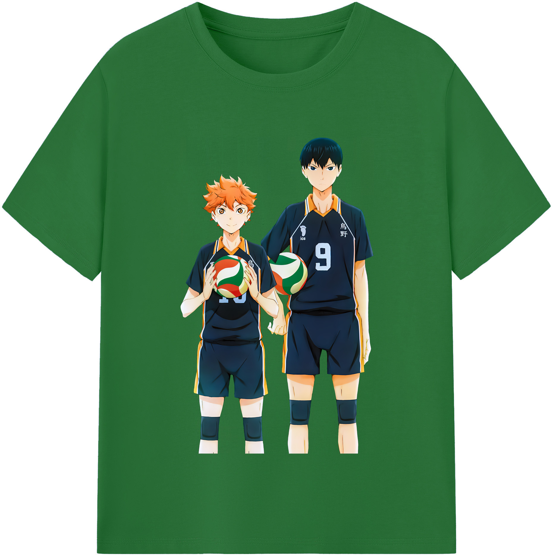 （画像用） ハイキュー!! Haikyu!! 綿100％半袖Tシャツ（フロントプリント）