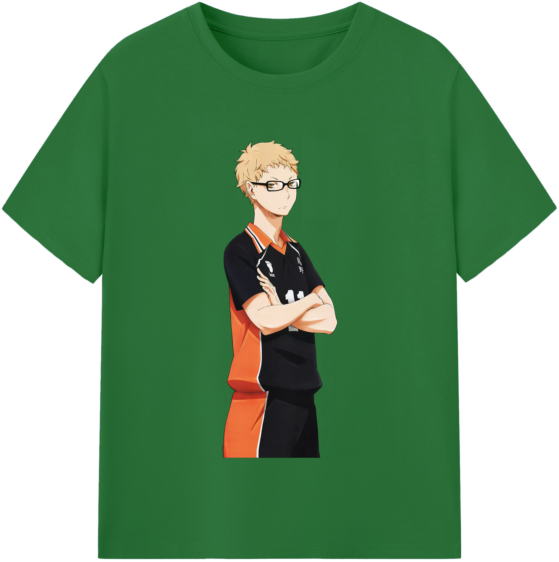 （画像用） ハイキュー!! Haikyu!! 綿100％半袖Tシャツ（フロントプリント）