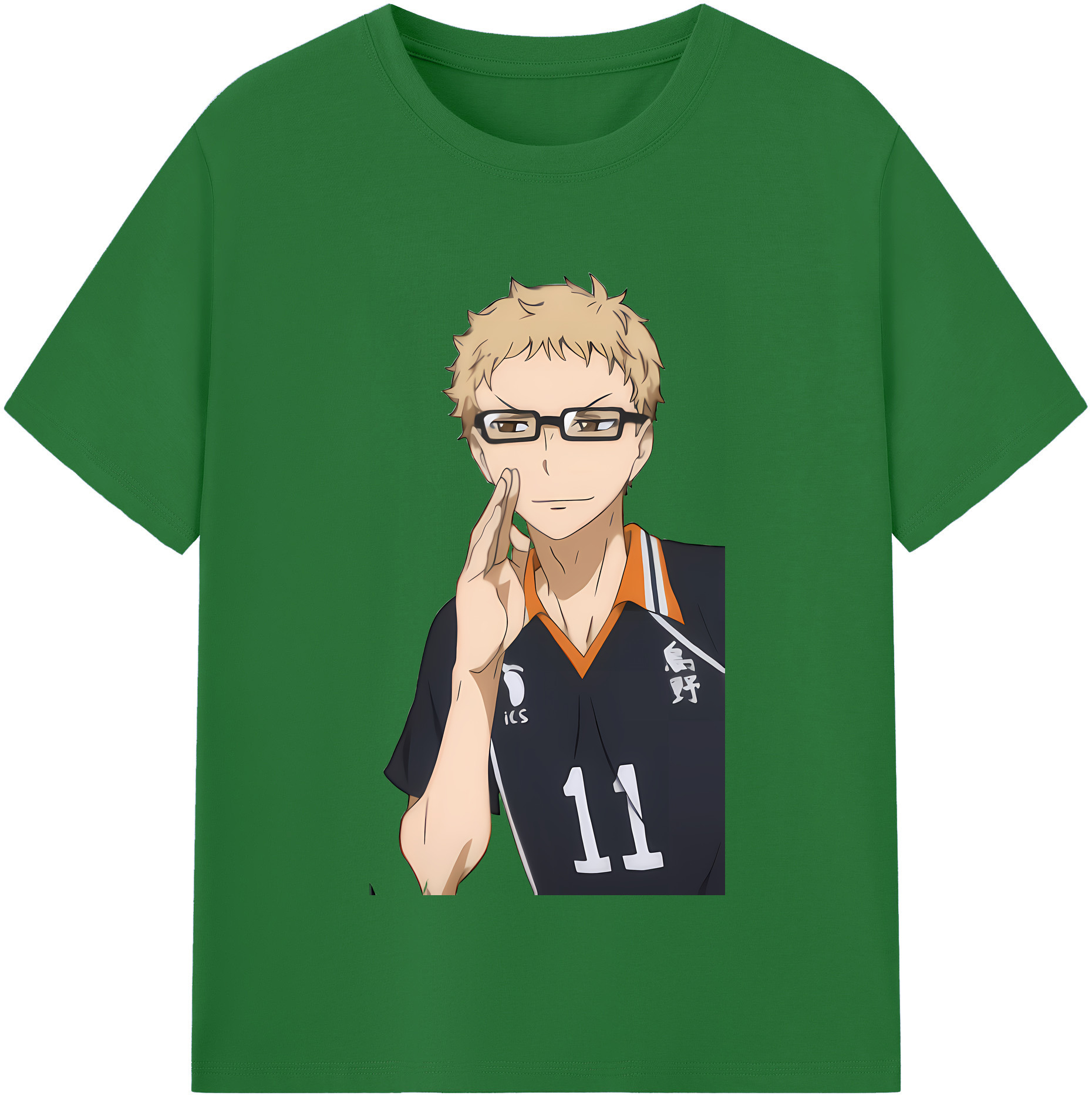 （画像用） ハイキュー!! Haikyu!! 綿100％半袖Tシャツ（フロントプリント）