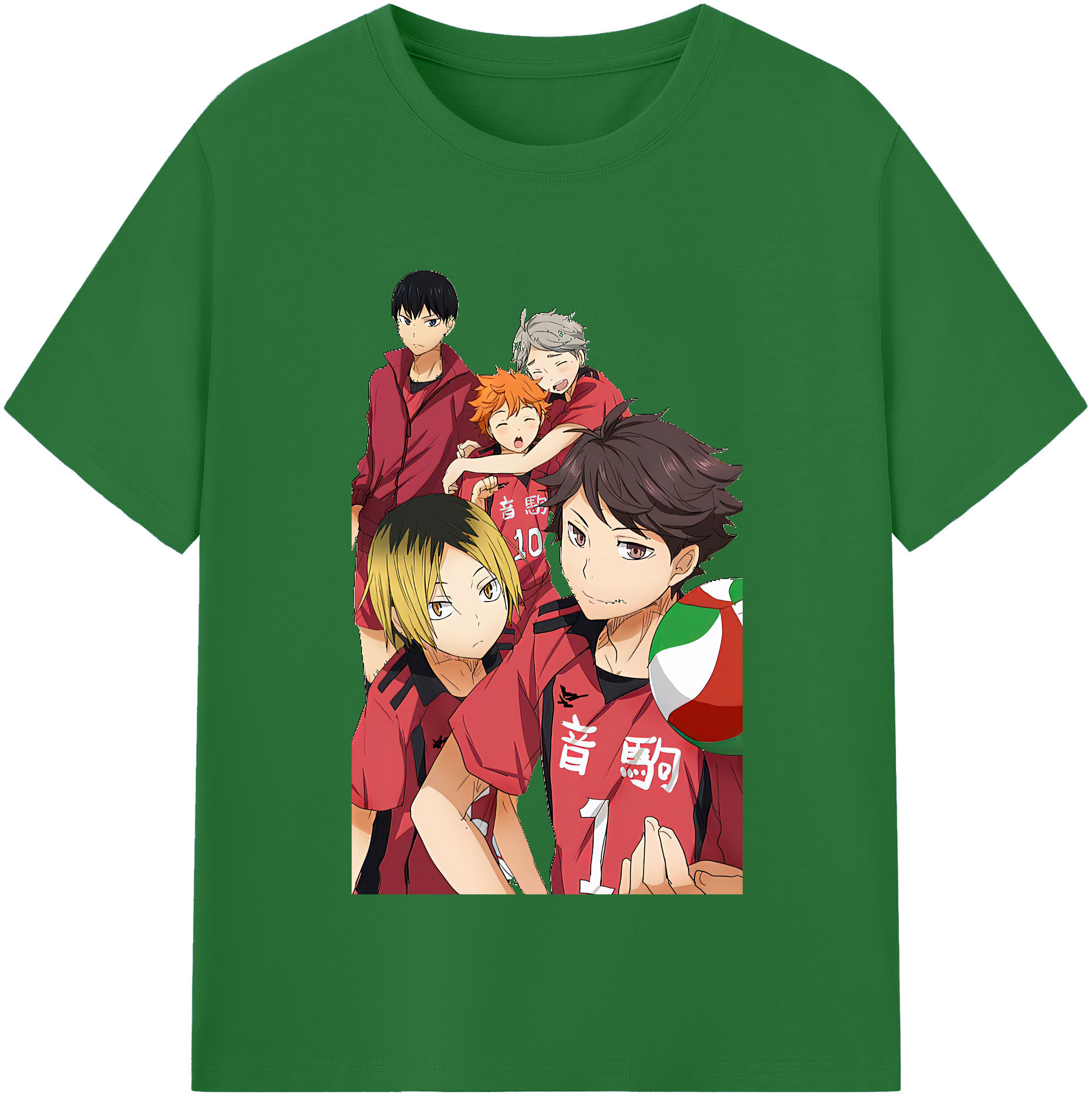 （画像用） ハイキュー!! Haikyu!! 綿100％半袖Tシャツ（フロントプリント）