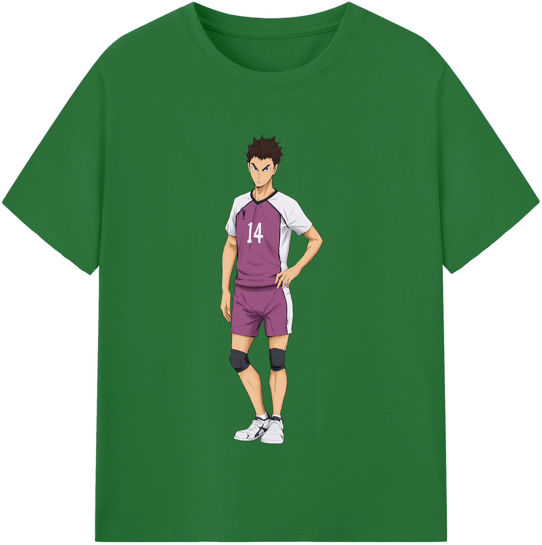 （画像用） ハイキュー!! Haikyu!! 綿100％半袖Tシャツ（フロントプリント）
