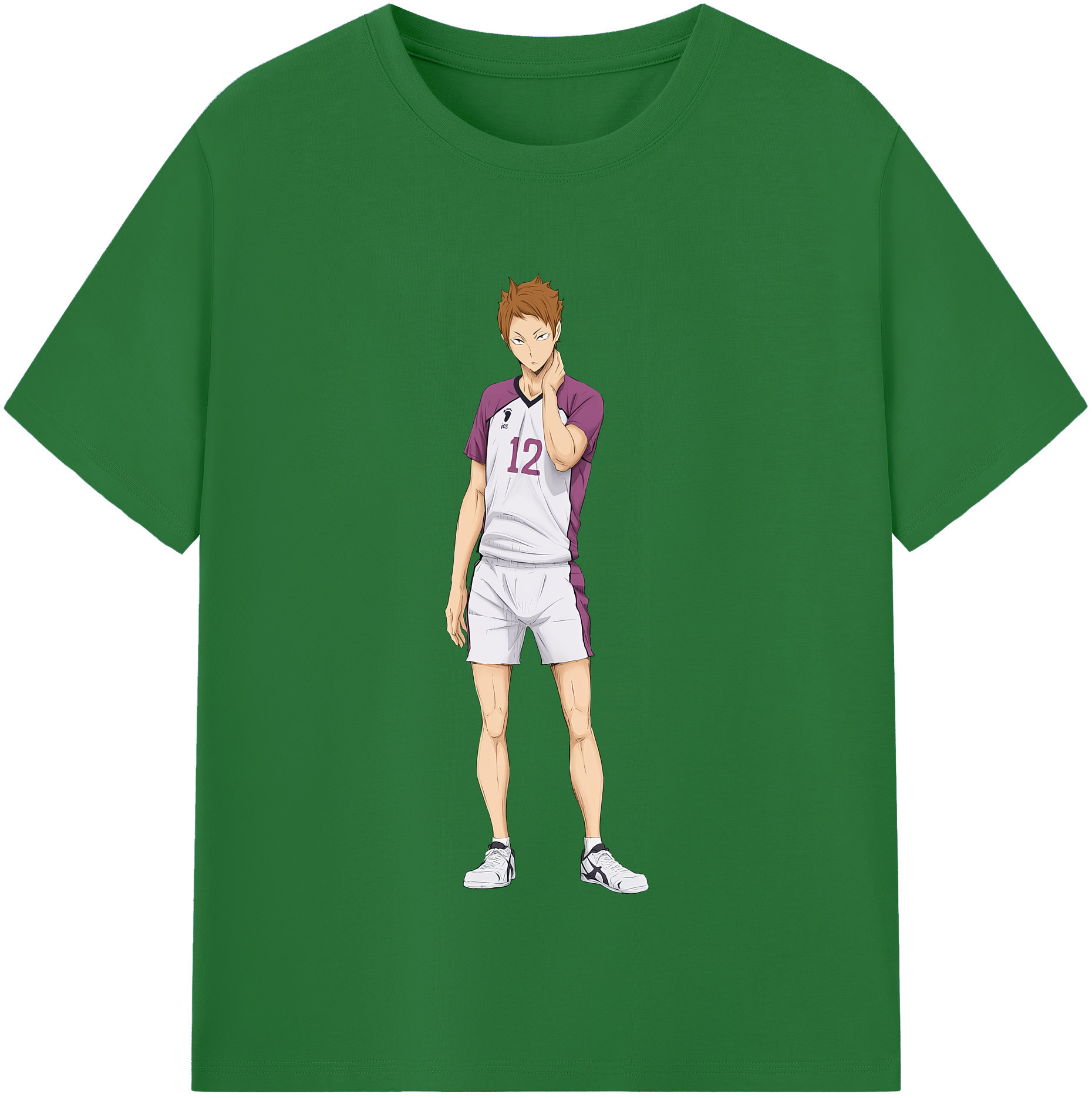 （画像用） ハイキュー!! Haikyu!! 綿100％半袖Tシャツ（フロントプリント）