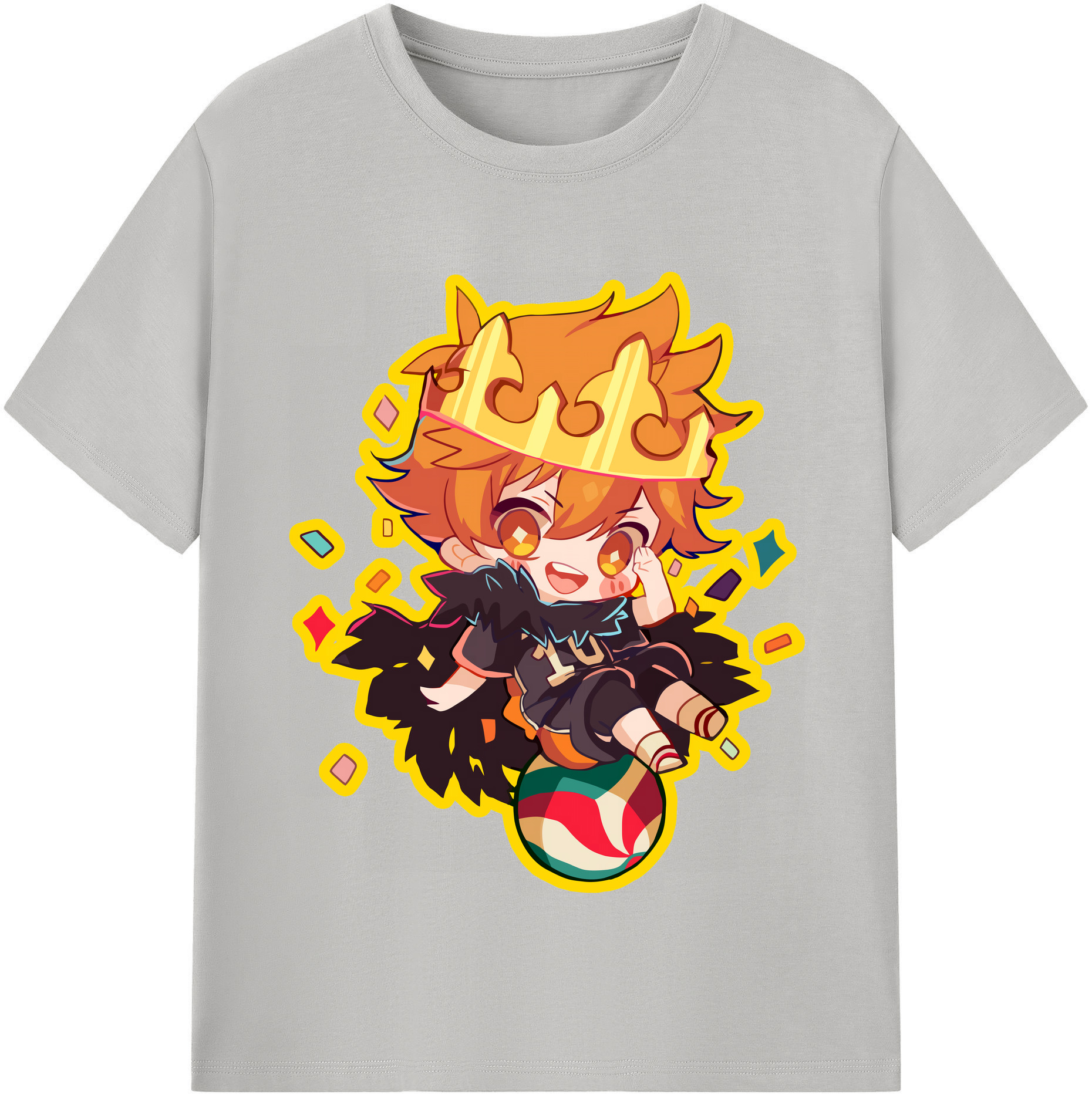 （画像用） ハイキュー!! Haikyu!! 綿100％半袖Tシャツ（フロントプリント）