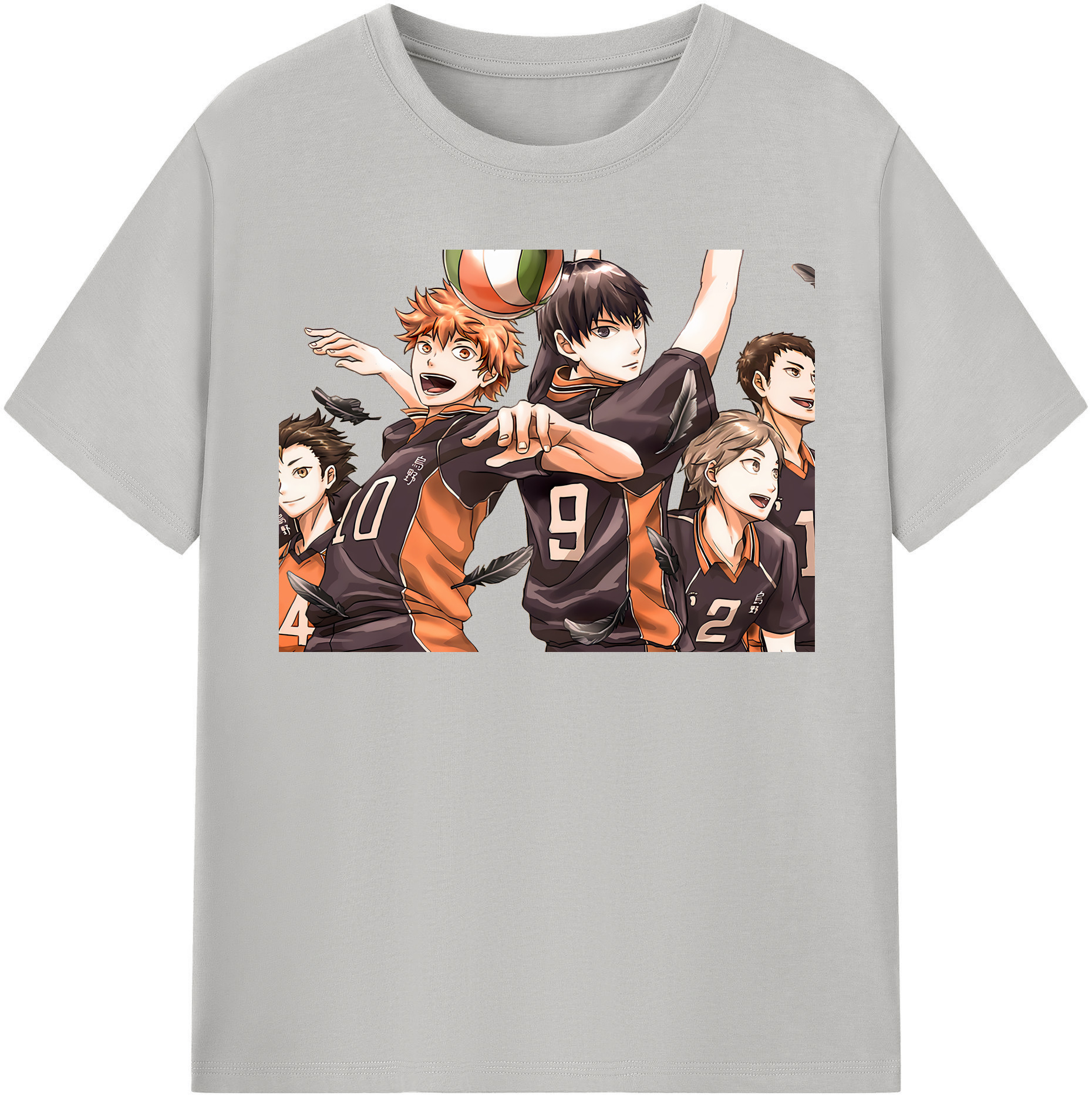 （画像用） ハイキュー!! Haikyu!! 綿100％半袖Tシャツ（フロントプリント）