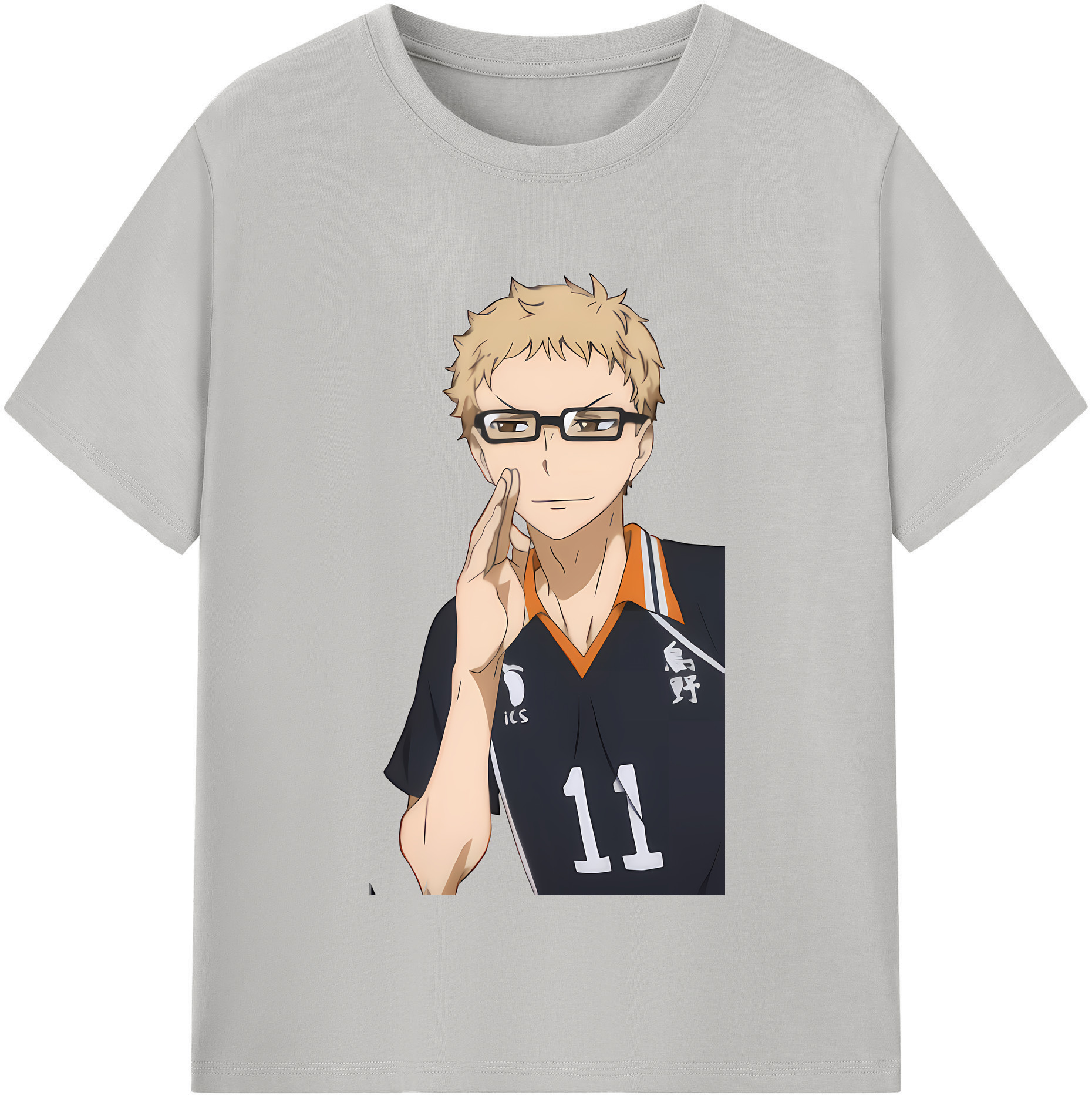 （画像用） ハイキュー!! Haikyu!! 綿100％半袖Tシャツ（フロントプリント）