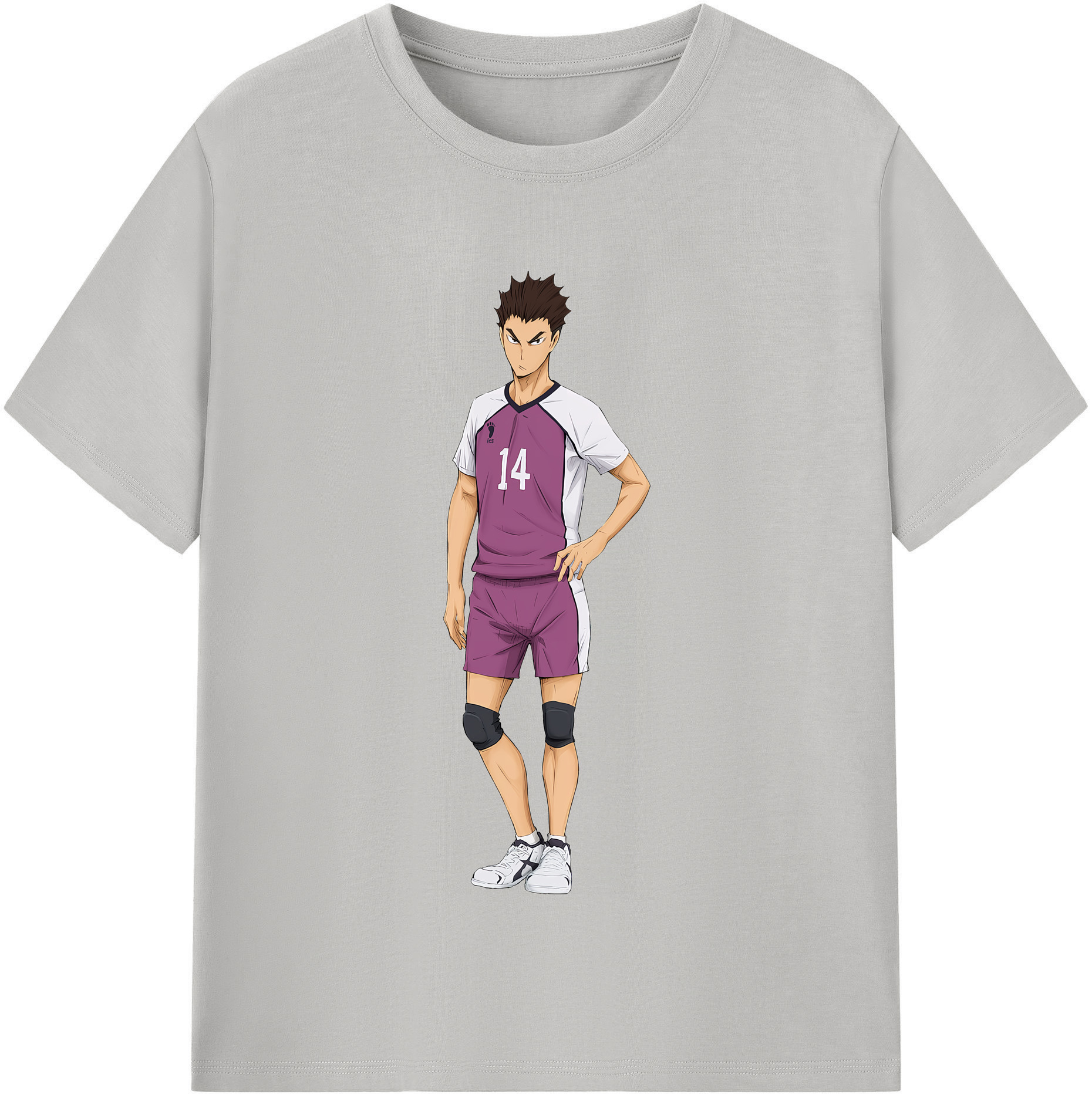 （画像用） ハイキュー!! Haikyu!! 綿100％半袖Tシャツ（フロントプリント）
