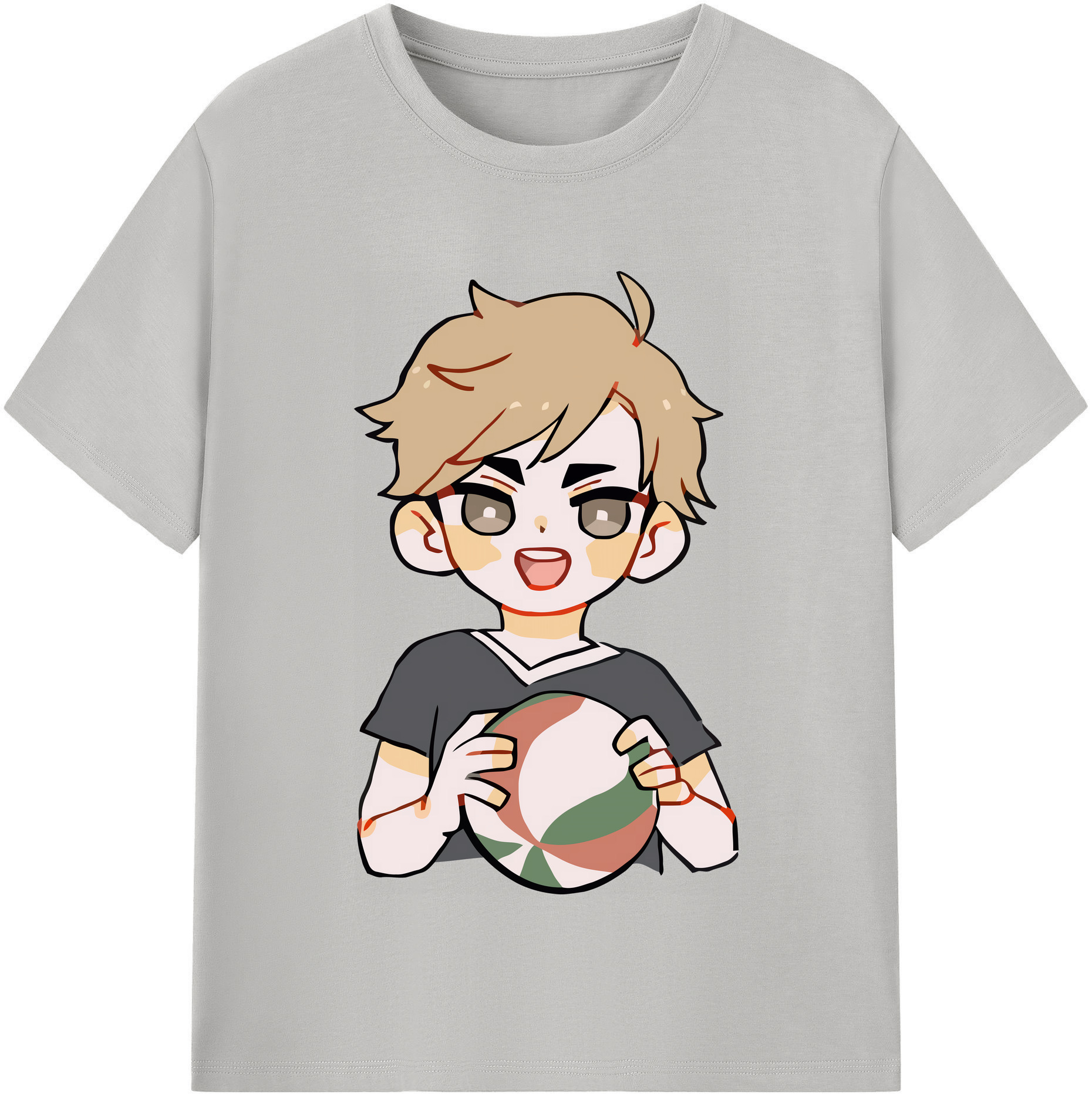 （画像用） ハイキュー!! Haikyu!! 綿100％半袖Tシャツ（フロントプリント）