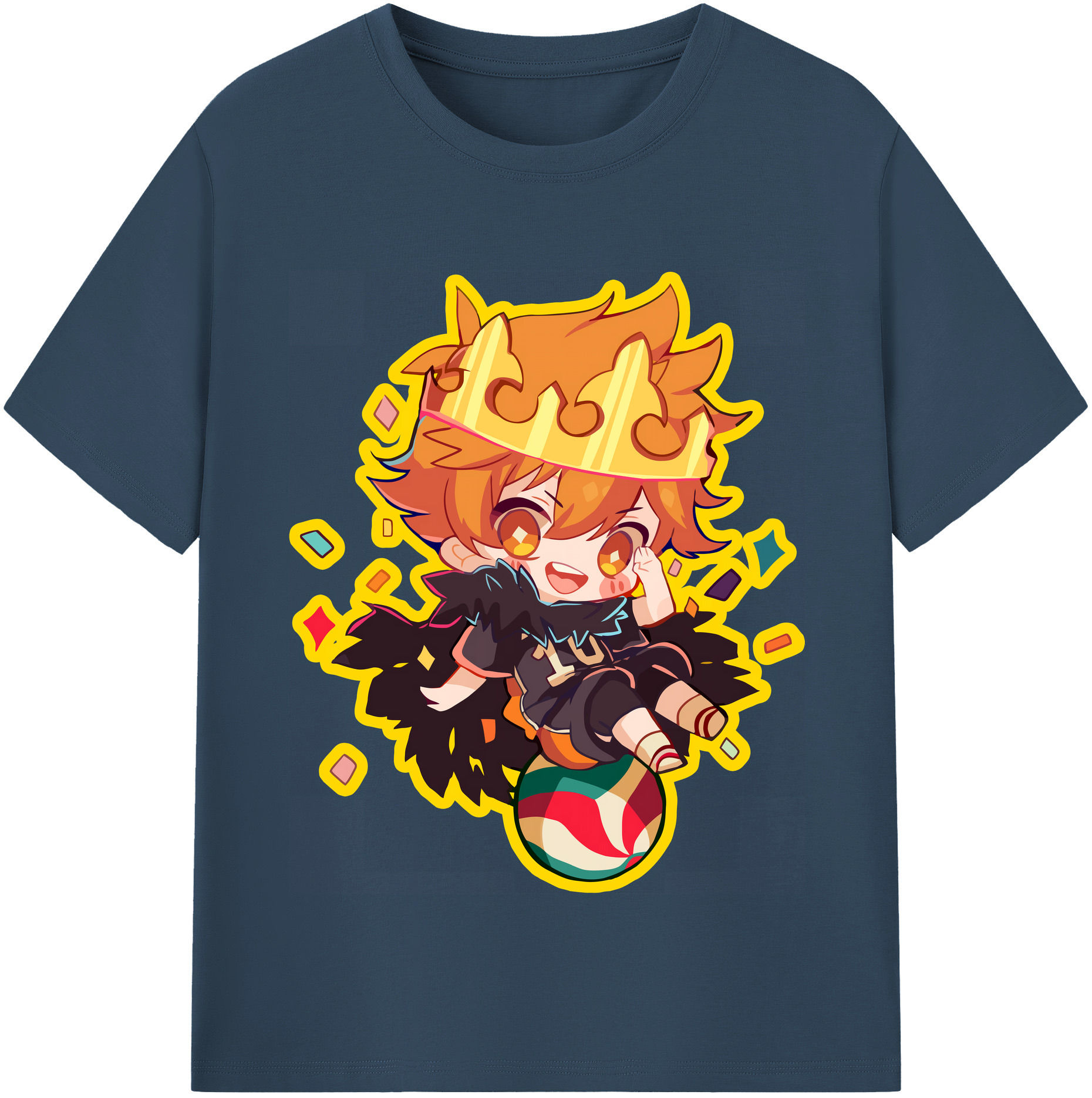 （画像用） ハイキュー!! Haikyu!! 綿100％半袖Tシャツ（フロントプリント）