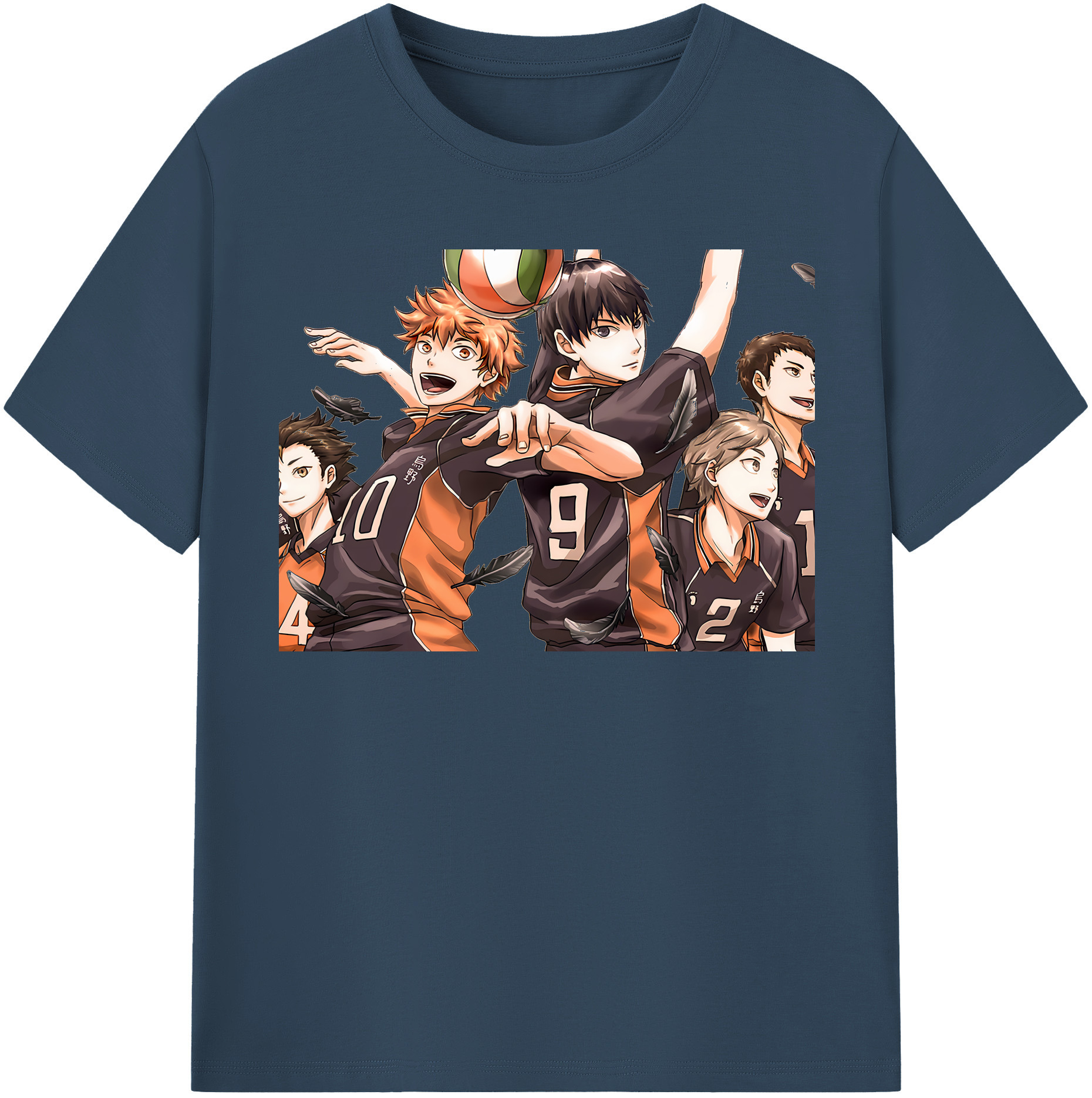 （画像用） ハイキュー!! Haikyu!! 綿100％半袖Tシャツ（フロントプリント）