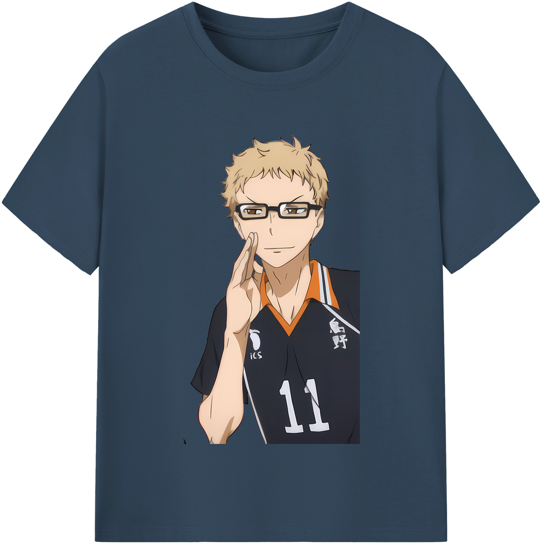 （画像用） ハイキュー!! Haikyu!! 綿100％半袖Tシャツ（フロントプリント）