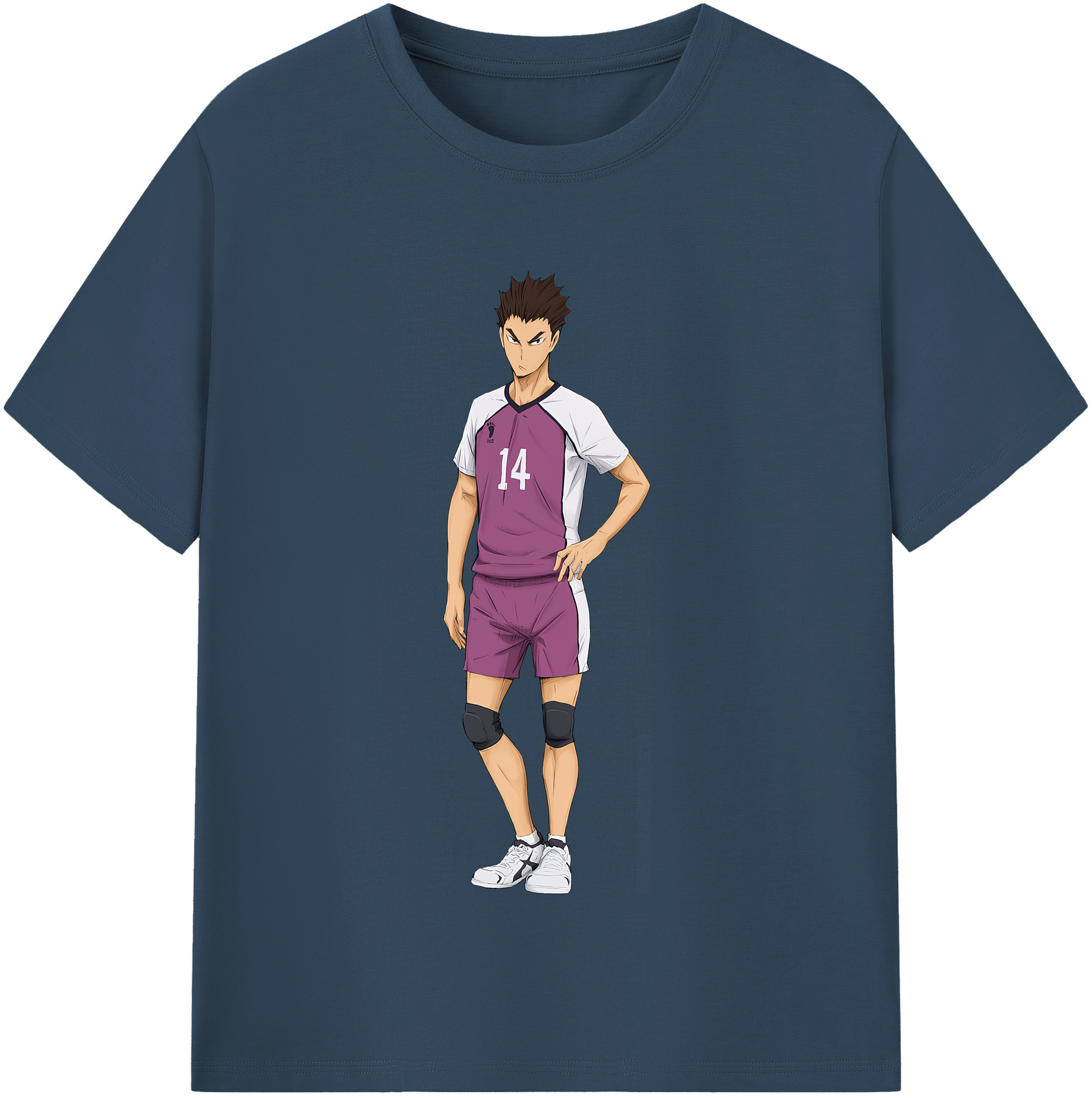 （画像用） ハイキュー!! Haikyu!! 綿100％半袖Tシャツ（フロントプリント）