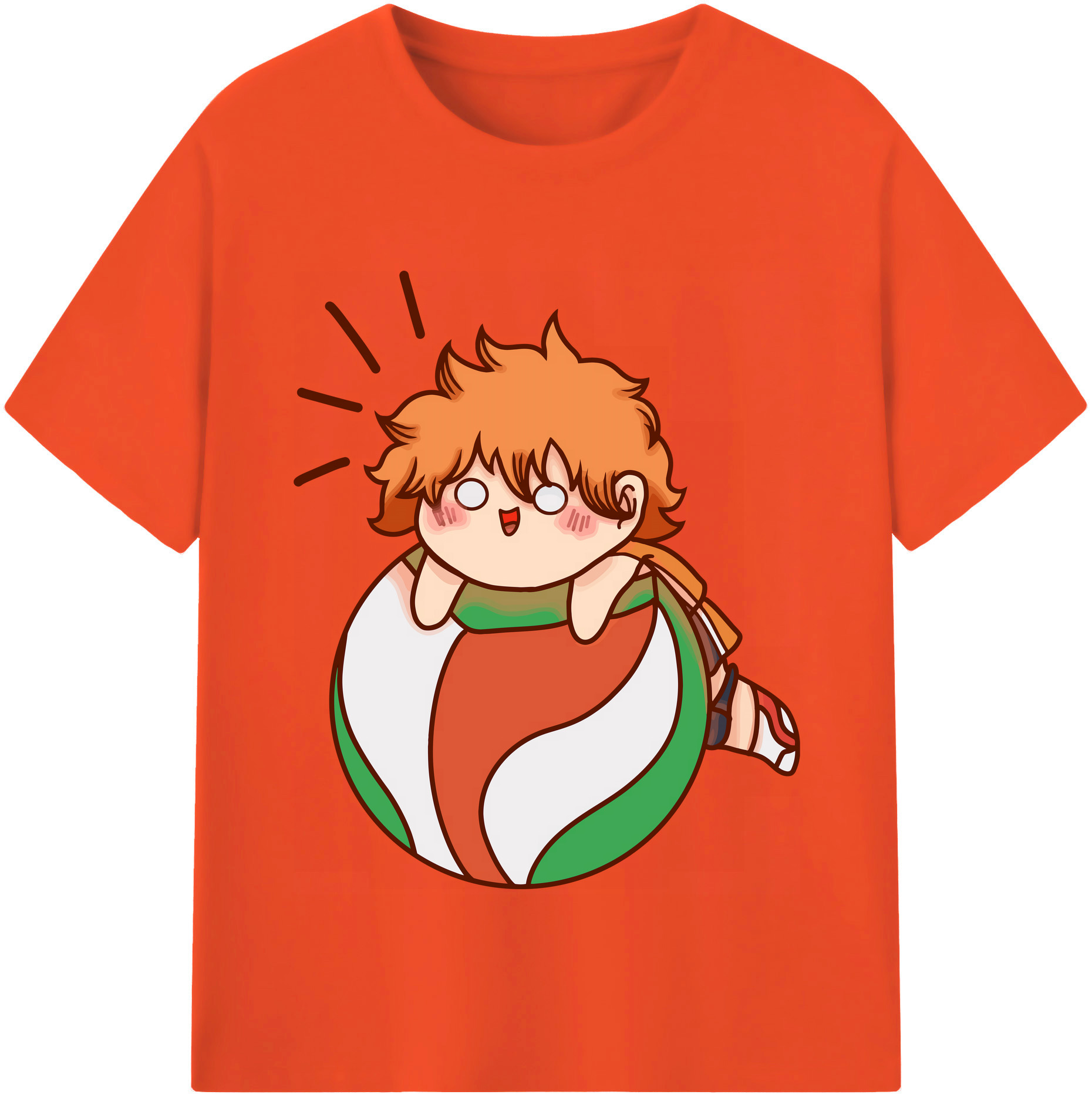 （画像用） ハイキュー!! Haikyu!! 綿100％半袖Tシャツ（フロントプリント）