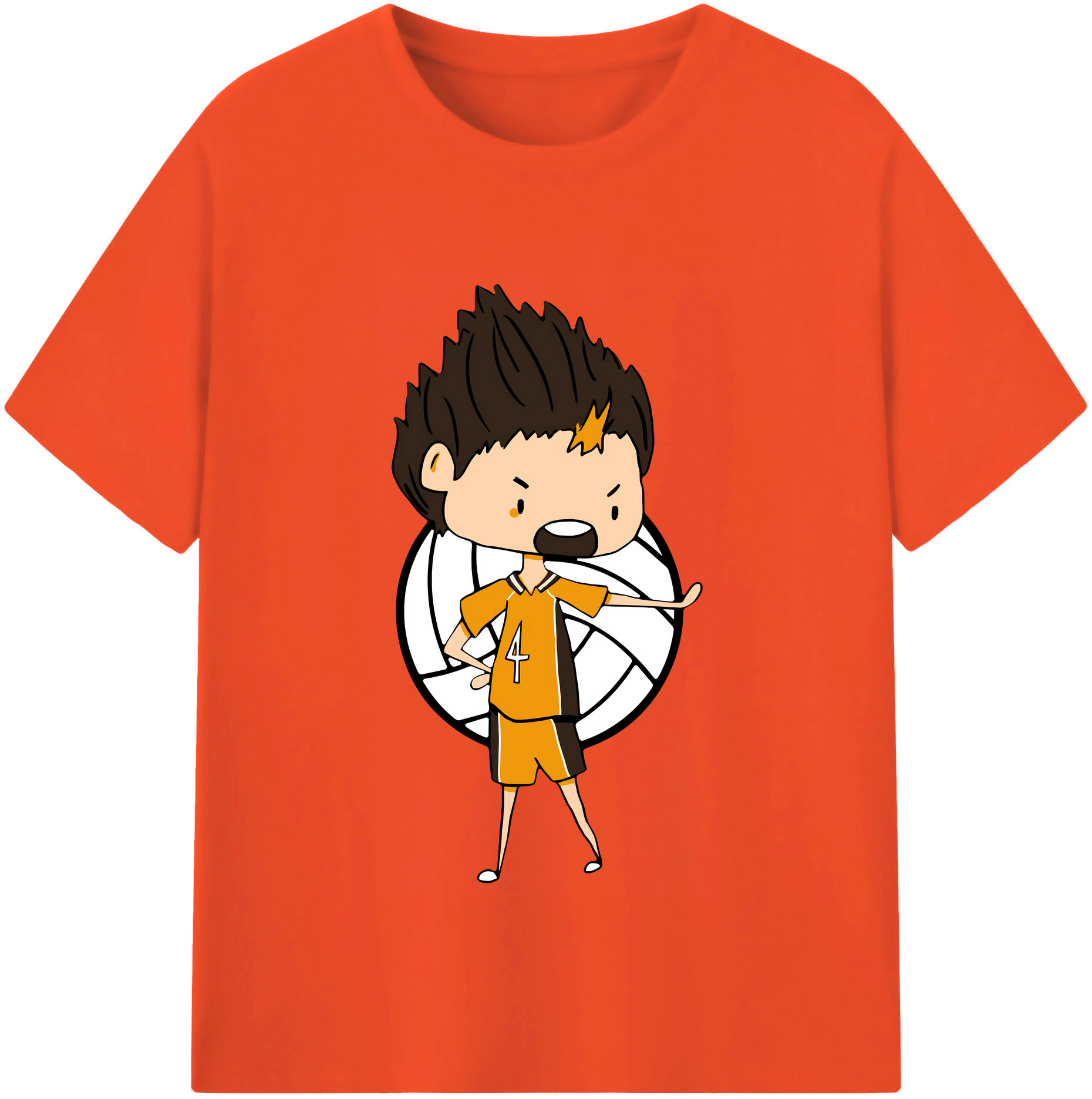 （画像用） ハイキュー!! Haikyu!! 綿100％半袖Tシャツ（フロントプリント）