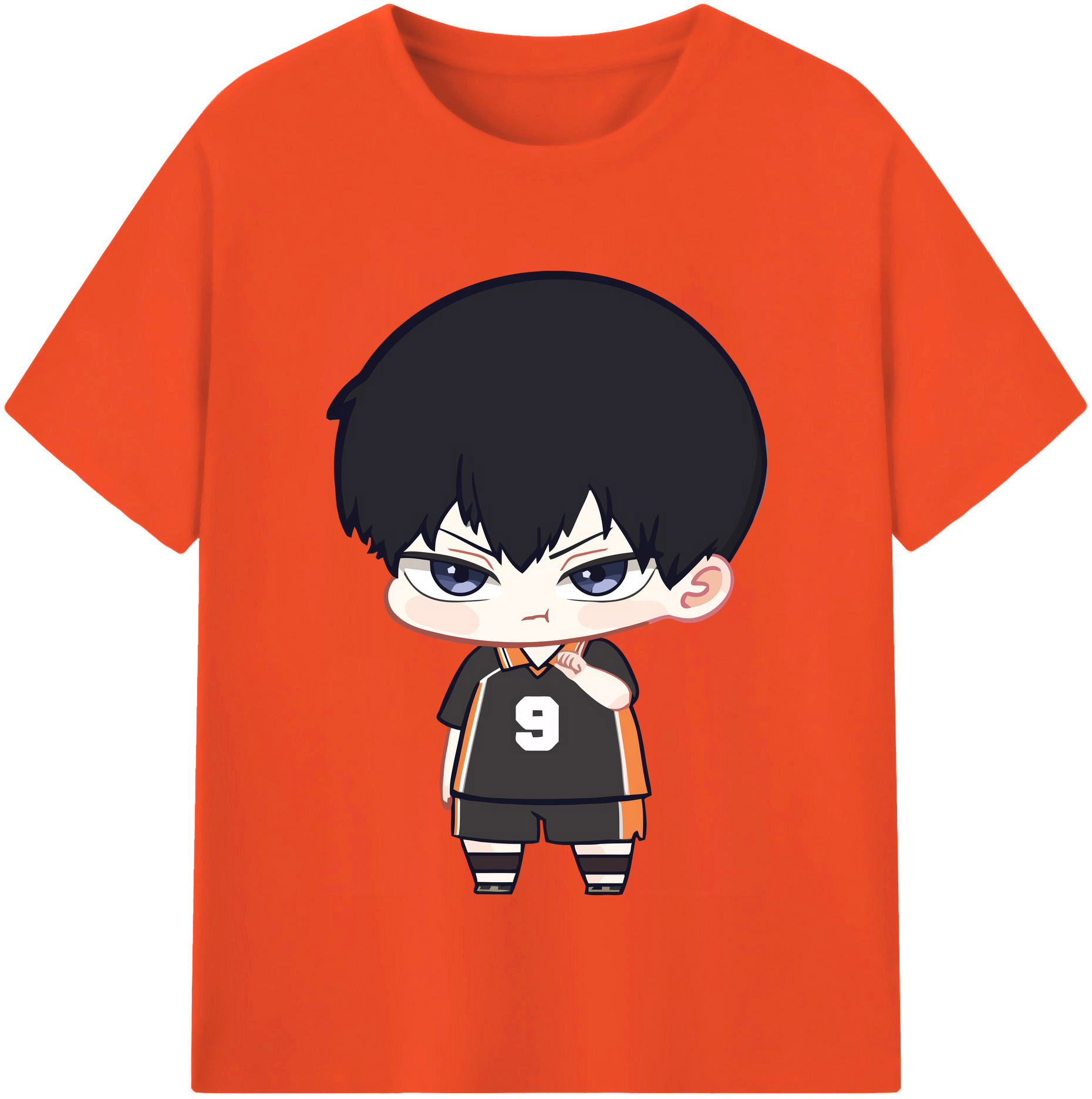 （画像用） ハイキュー!! Haikyu!! 綿100％半袖Tシャツ（フロントプリント）
