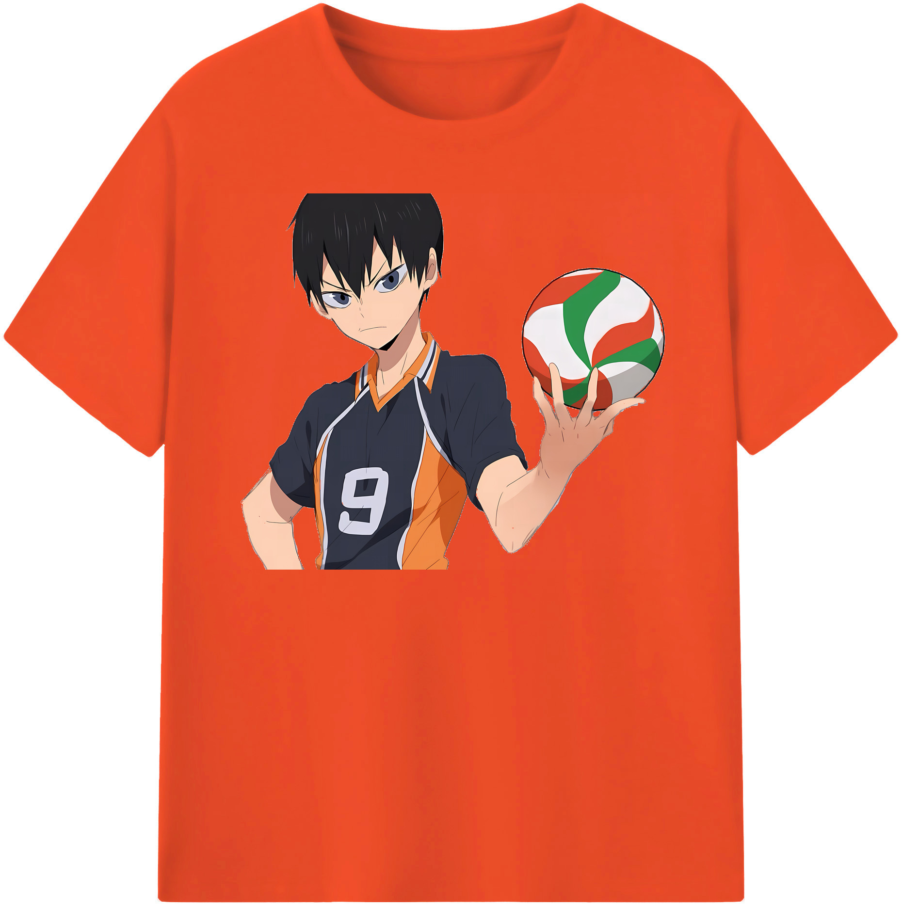 （画像用） ハイキュー!! Haikyu!! 綿100％半袖Tシャツ（フロントプリント）