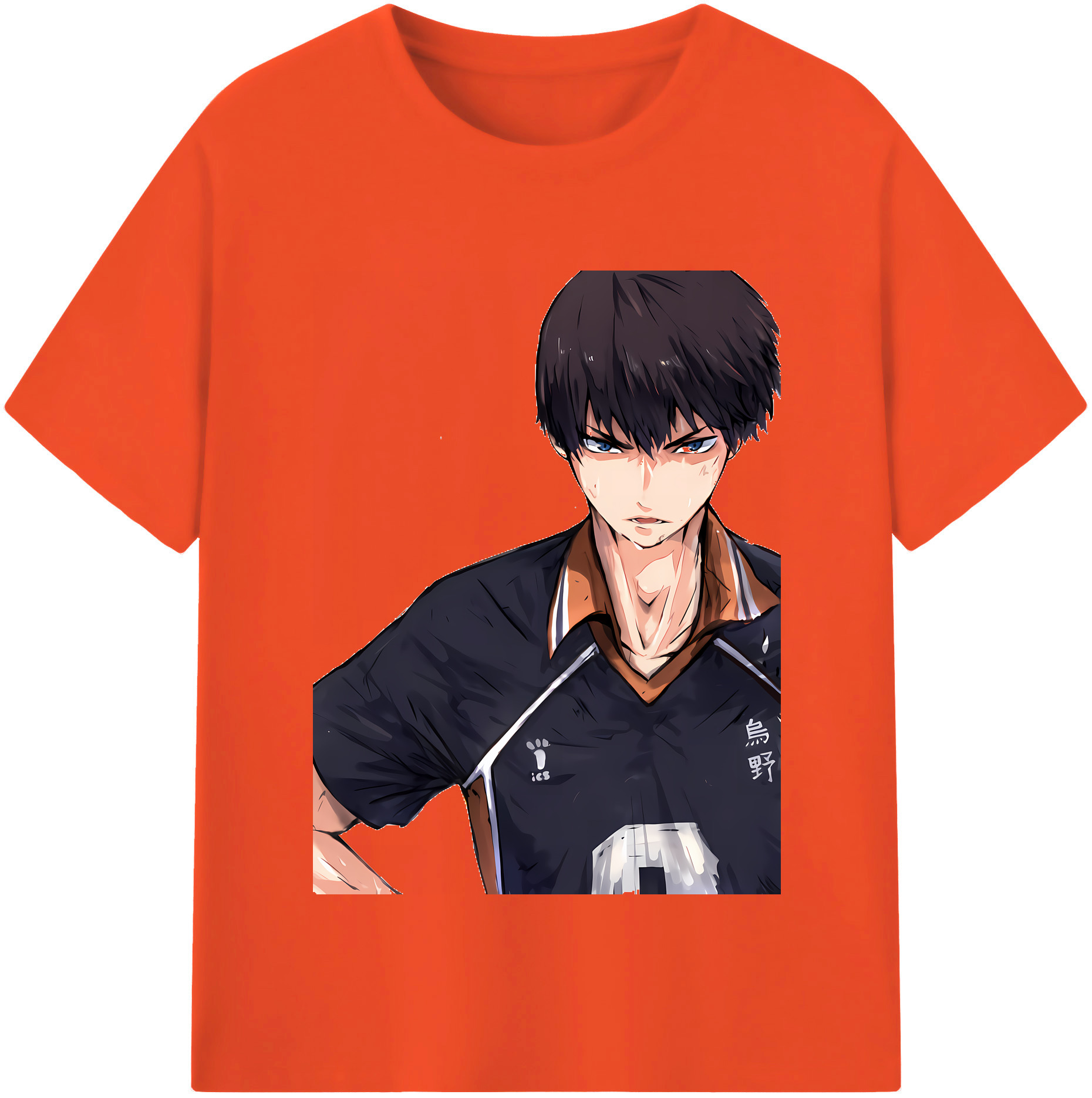 （画像用） ハイキュー!! Haikyu!! 綿100％半袖Tシャツ（フロントプリント）