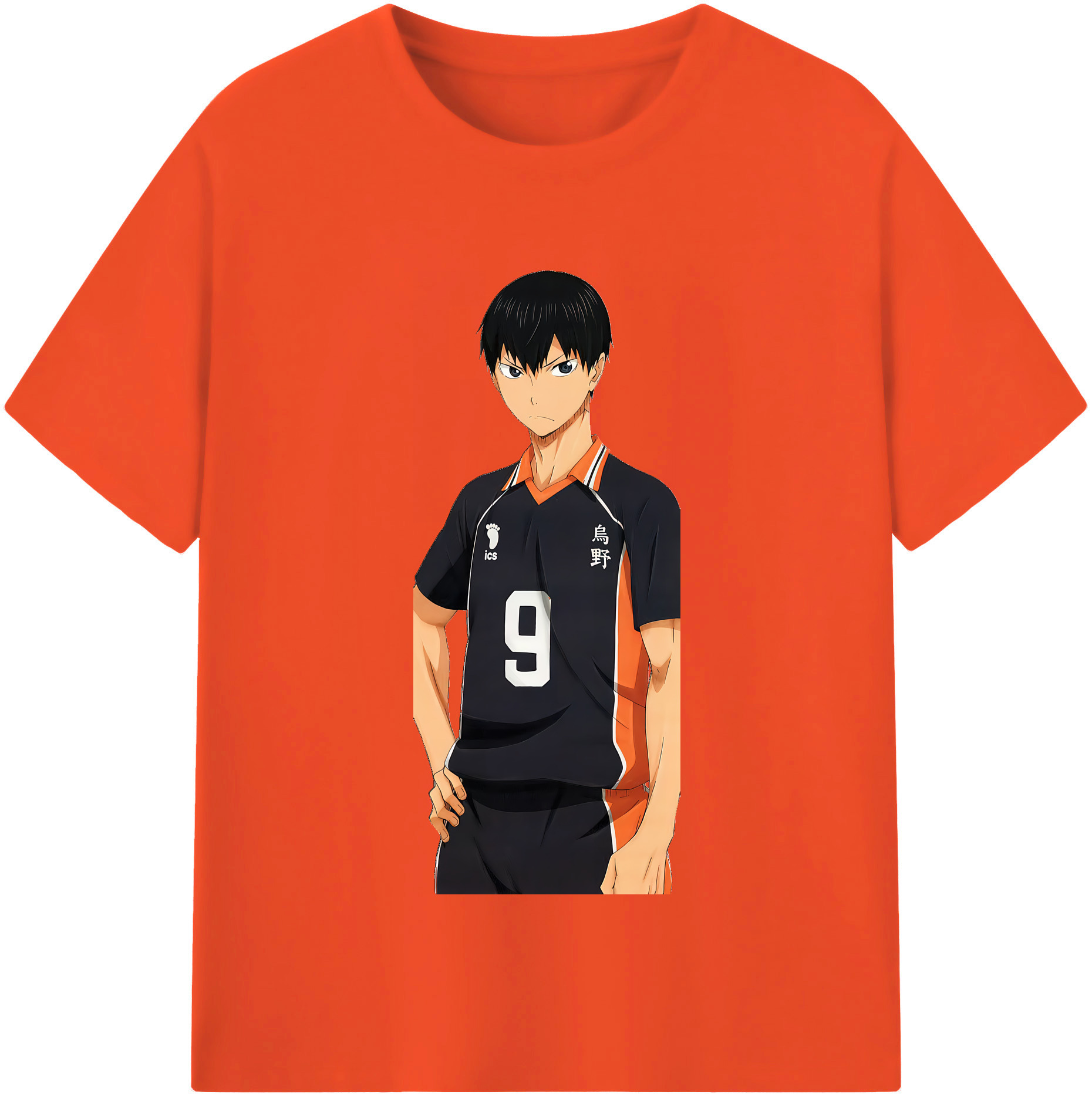 （画像用） ハイキュー!! Haikyu!! 綿100％半袖Tシャツ（フロントプリント）