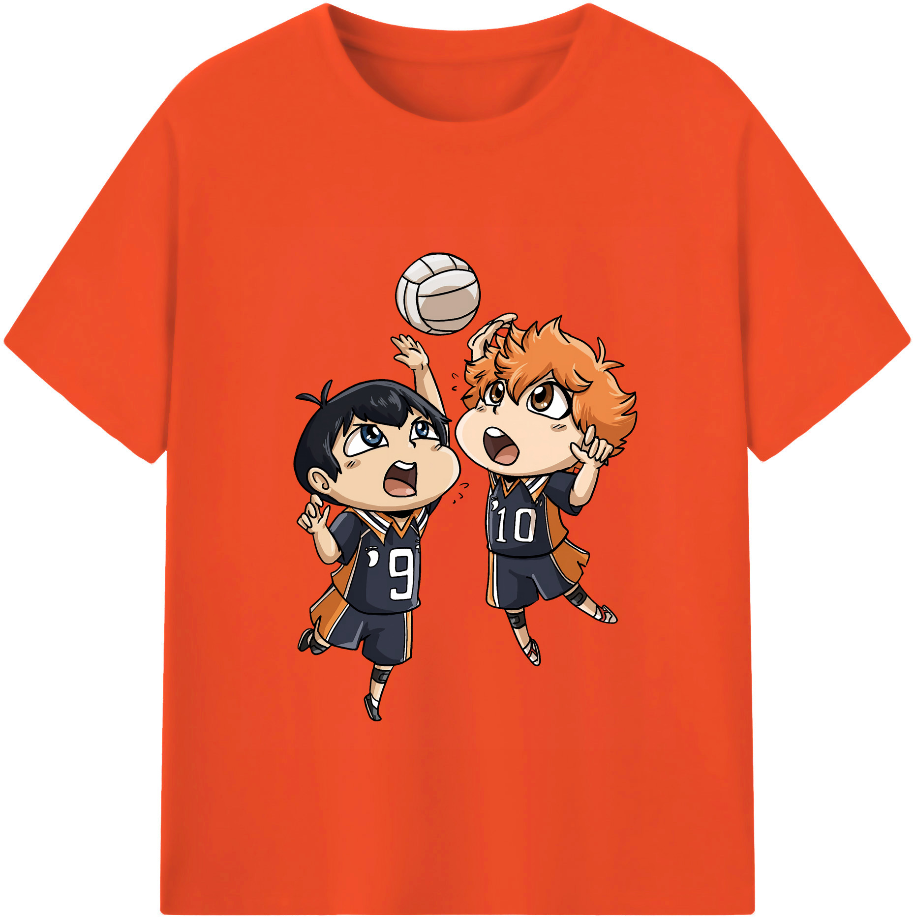 （画像用） ハイキュー!! Haikyu!! 綿100％半袖Tシャツ（フロントプリント）