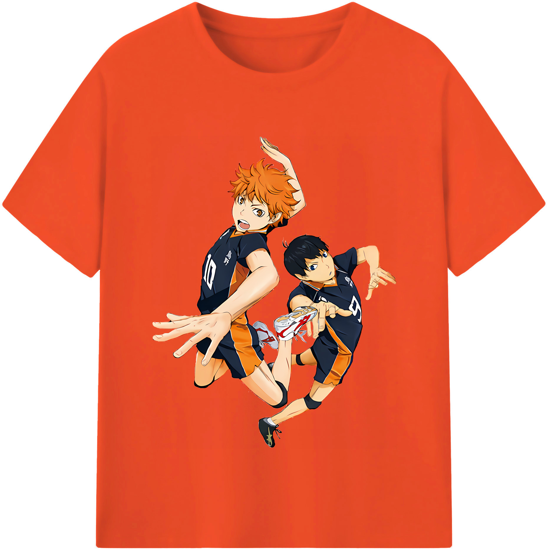 （画像用） ハイキュー!! Haikyu!! 綿100％半袖Tシャツ（フロントプリント）