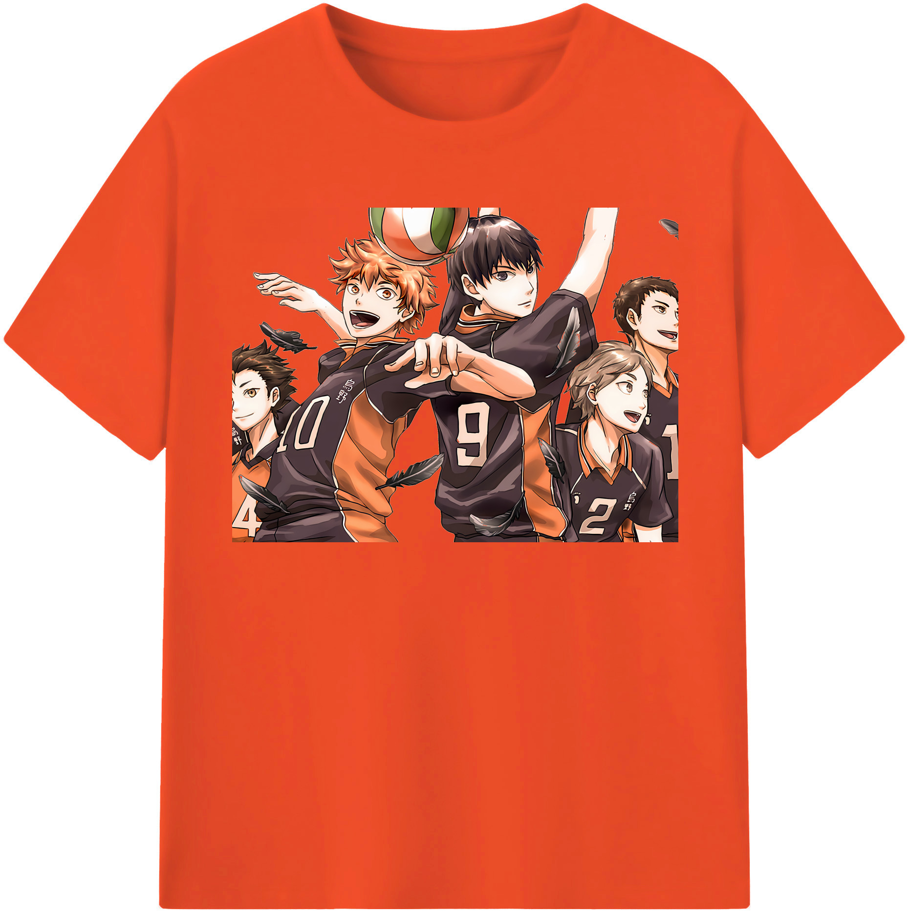 （画像用） ハイキュー!! Haikyu!! 綿100％半袖Tシャツ（フロントプリント）