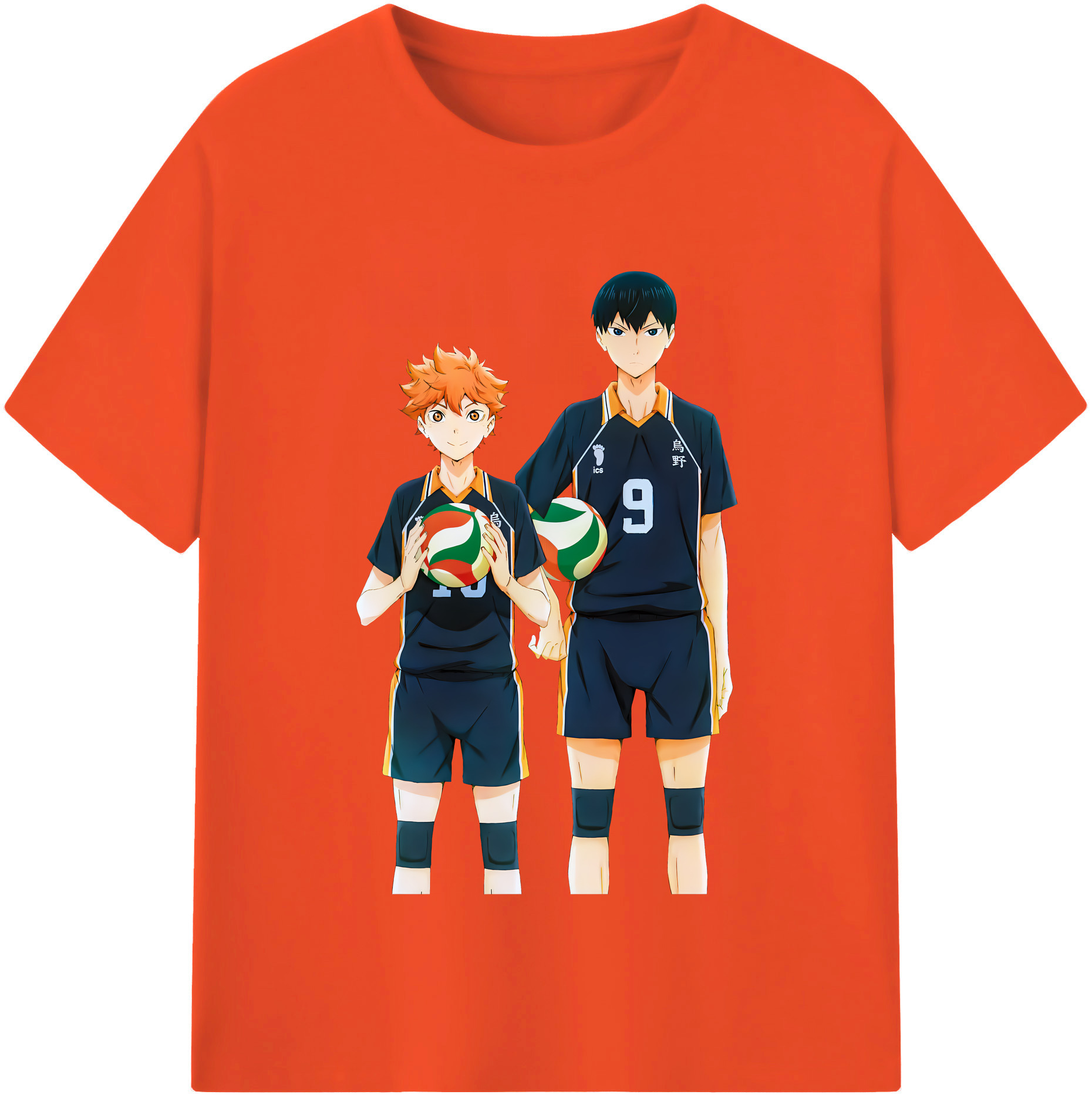 （画像用） ハイキュー!! Haikyu!! 綿100％半袖Tシャツ（フロントプリント）
