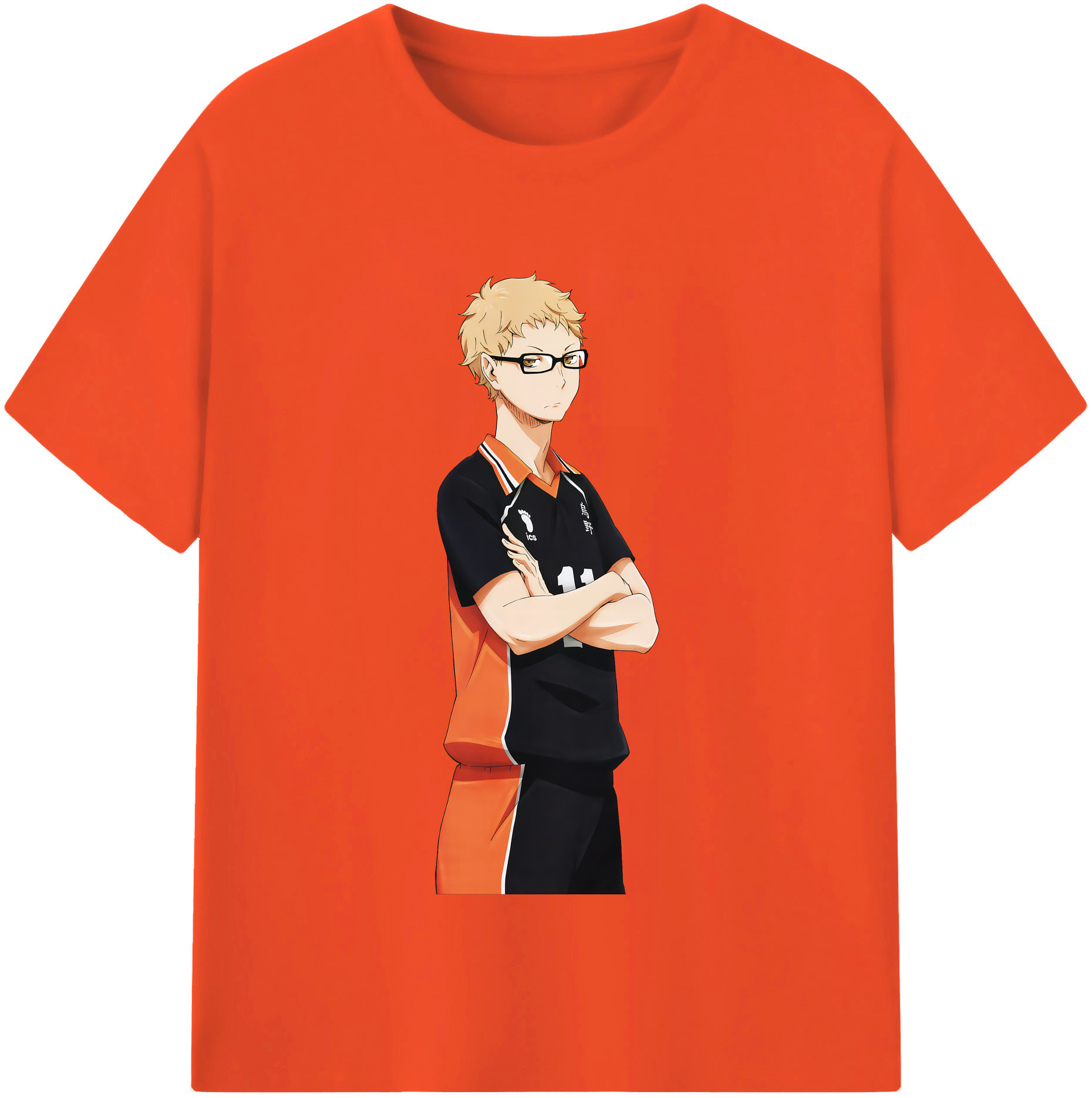 （画像用） ハイキュー!! Haikyu!! 綿100％半袖Tシャツ（フロントプリント）