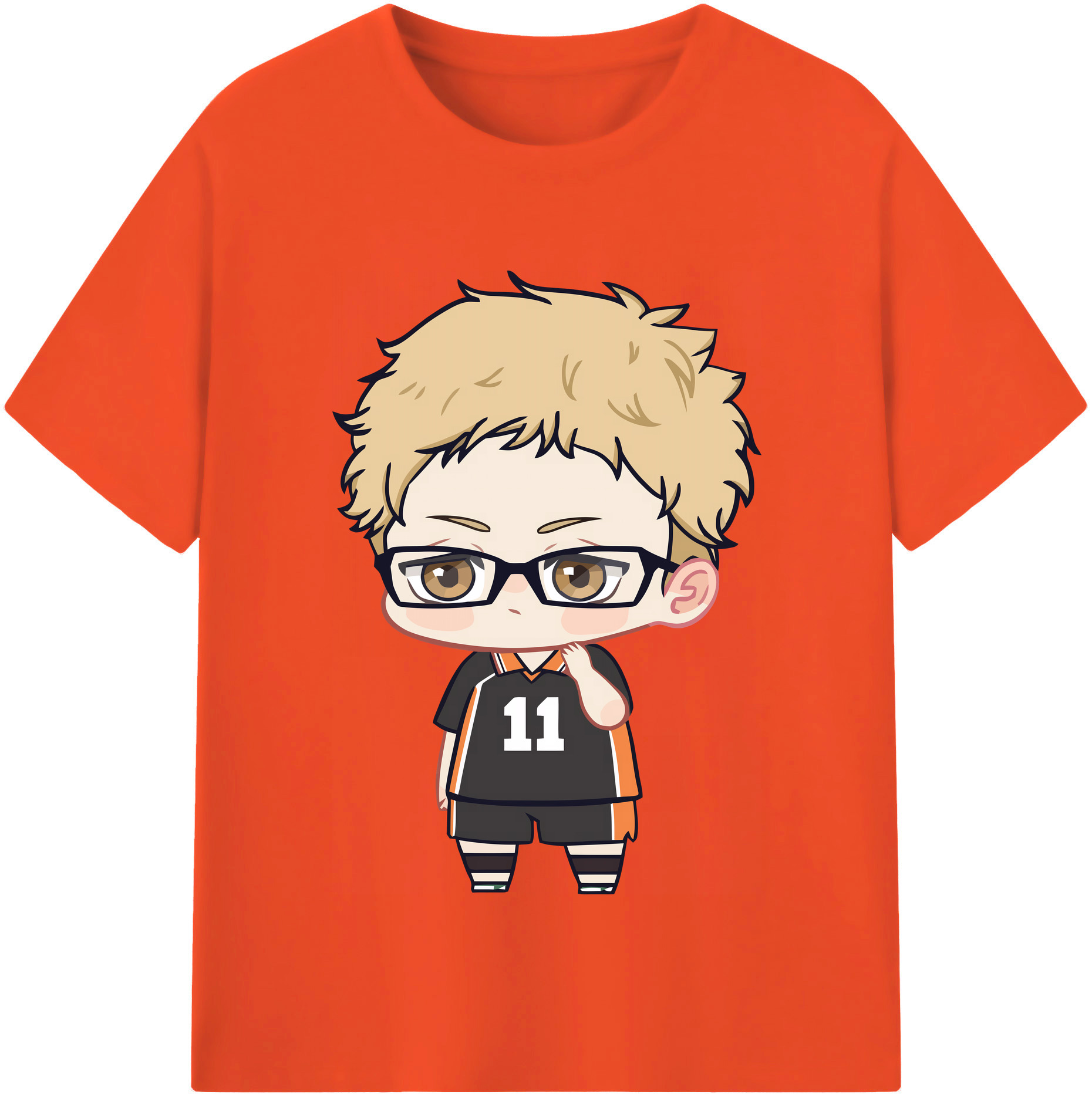 （画像用） ハイキュー!! Haikyu!! 綿100％半袖Tシャツ（フロントプリント）